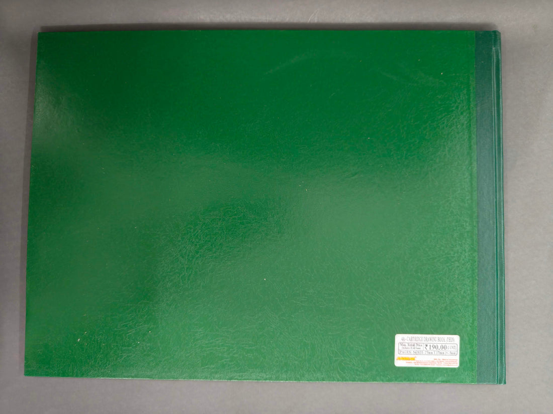 Aasman 4A Cartridge Drawing Book for Students and Budding Artists | Hard Bound | Big Size 27 cm x 37 cm | 56 Pages