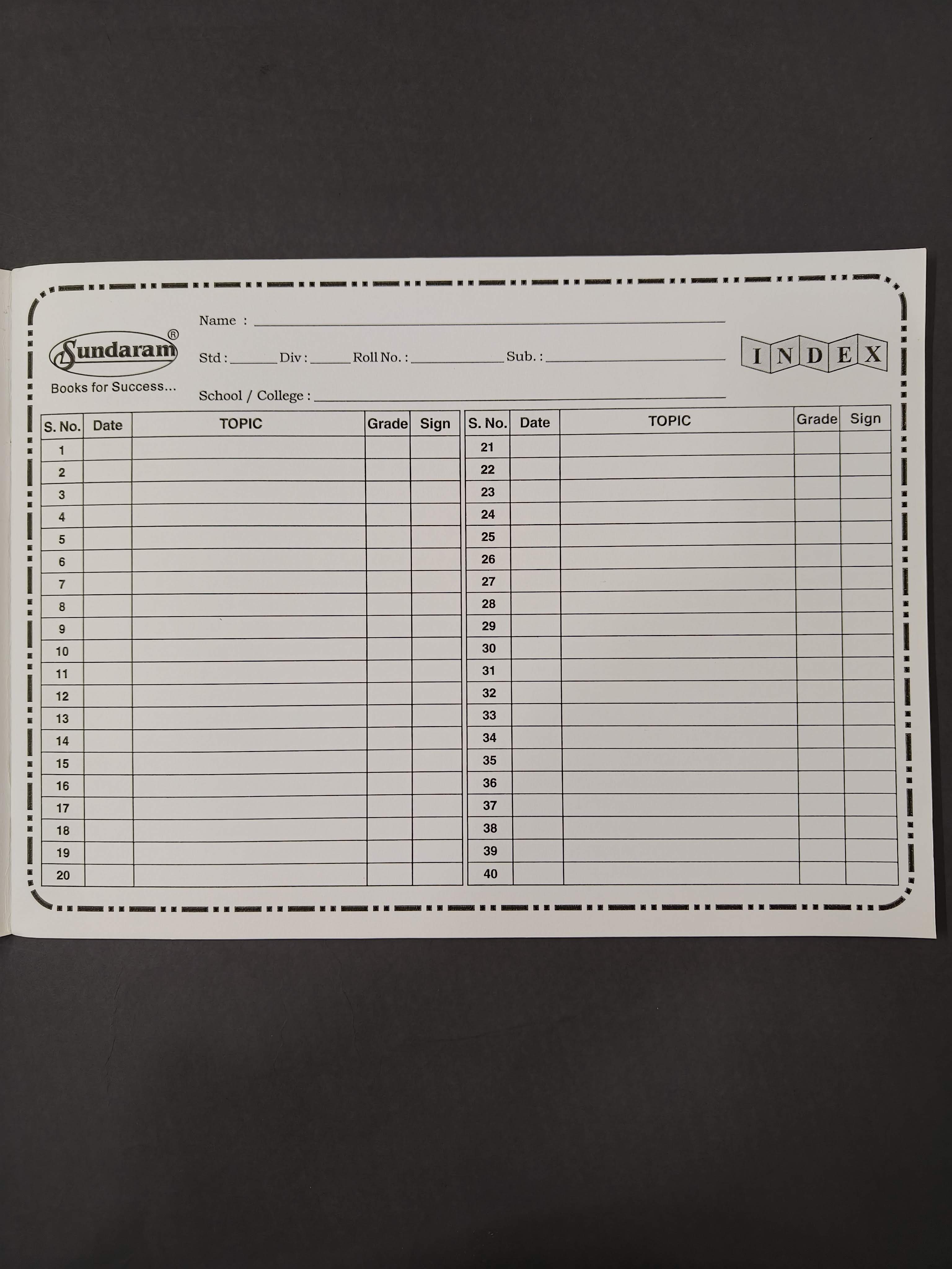 Sundaram | 3A Jumbo Drawing Book | 36 Pages | 29.5 x 21 Cm | Softbound Cover | Colors and Designs May Vary