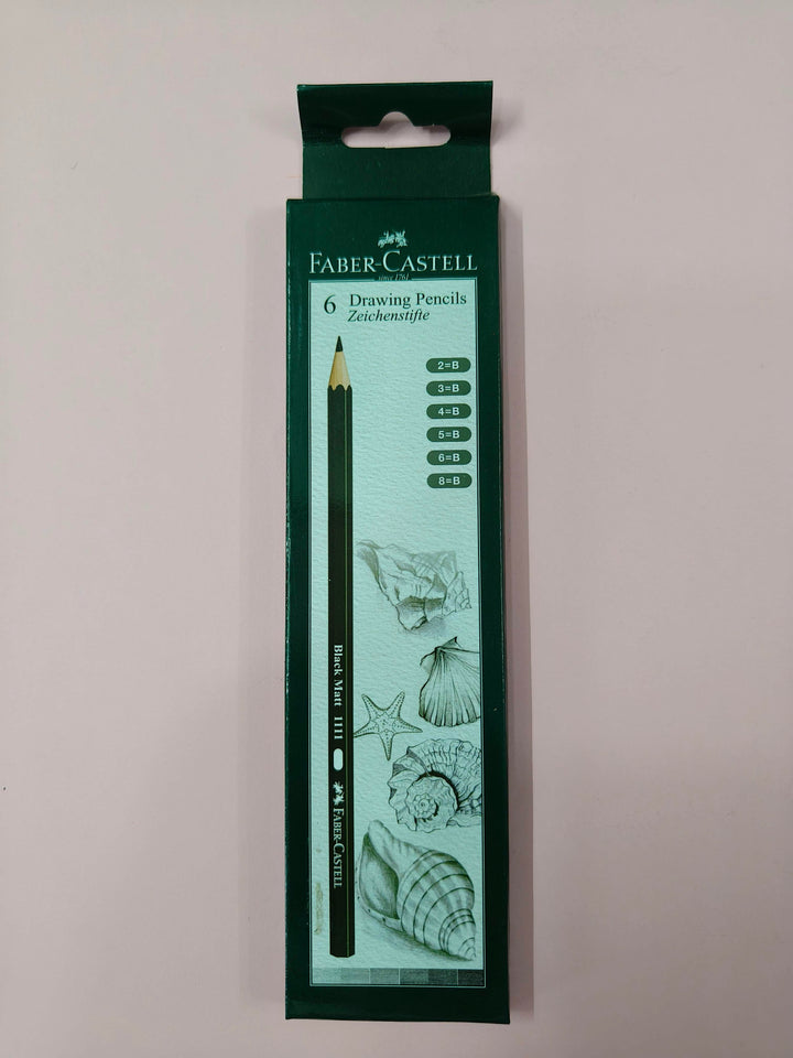 Faber-Castell Graphite 2B, 3B, 4B, 5B, 6B, 8B Pencil