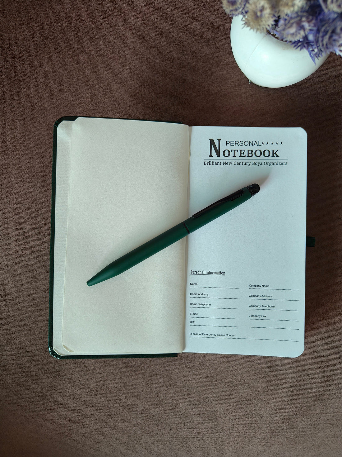 Diary and Metal Pen with Stylus Gift Set | Personalization on Diary and Pen Possible | Gifts for Men and Women | Gift for Birthday, Anniversary, Festival or Special Occassion | Personalised Corporate Gift for Employee