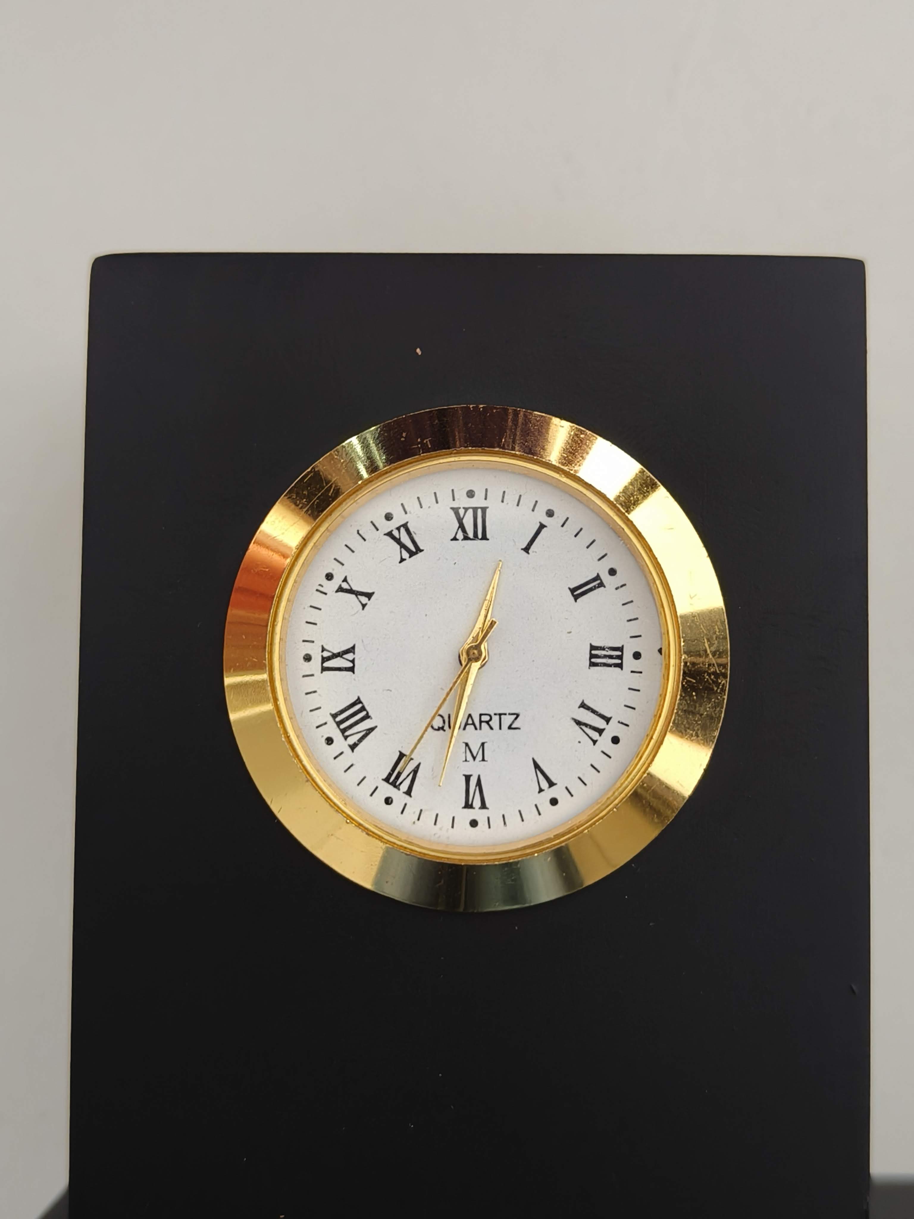 CA Personalized Pen Stand with Name & Clock | Customized Chartered Accountant Desk Organizer | Gift for Professional CA & Interns