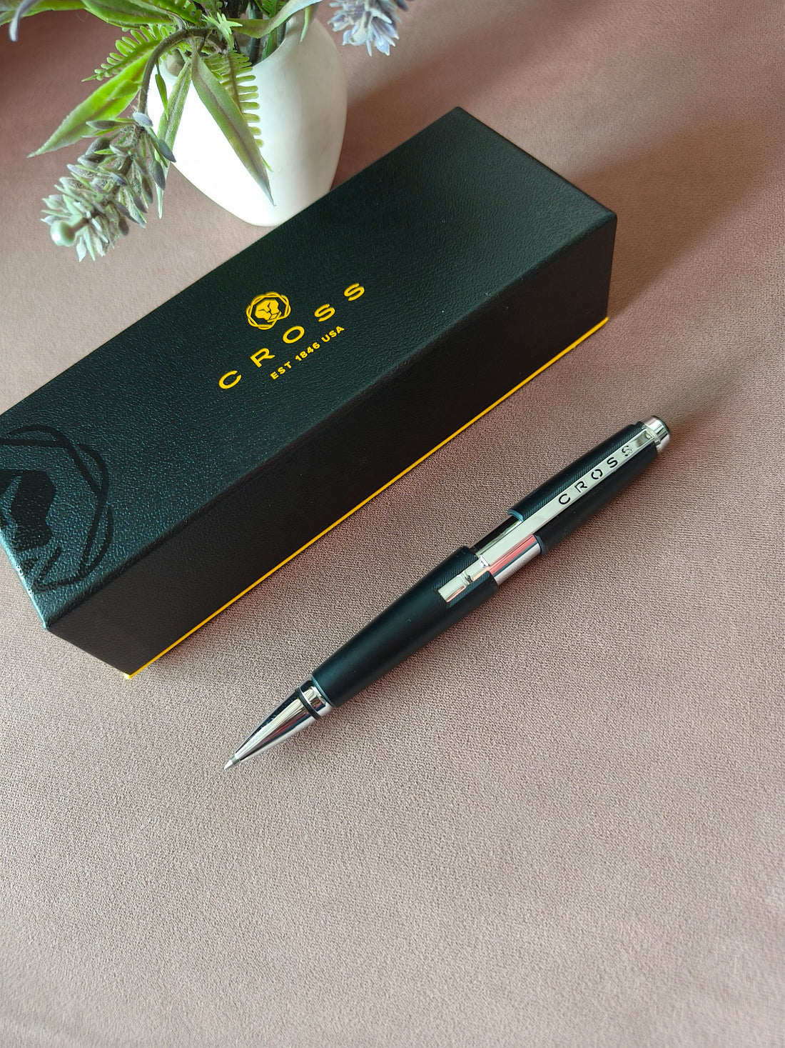 Cross Edge Roller Ball Pen, Jet Black