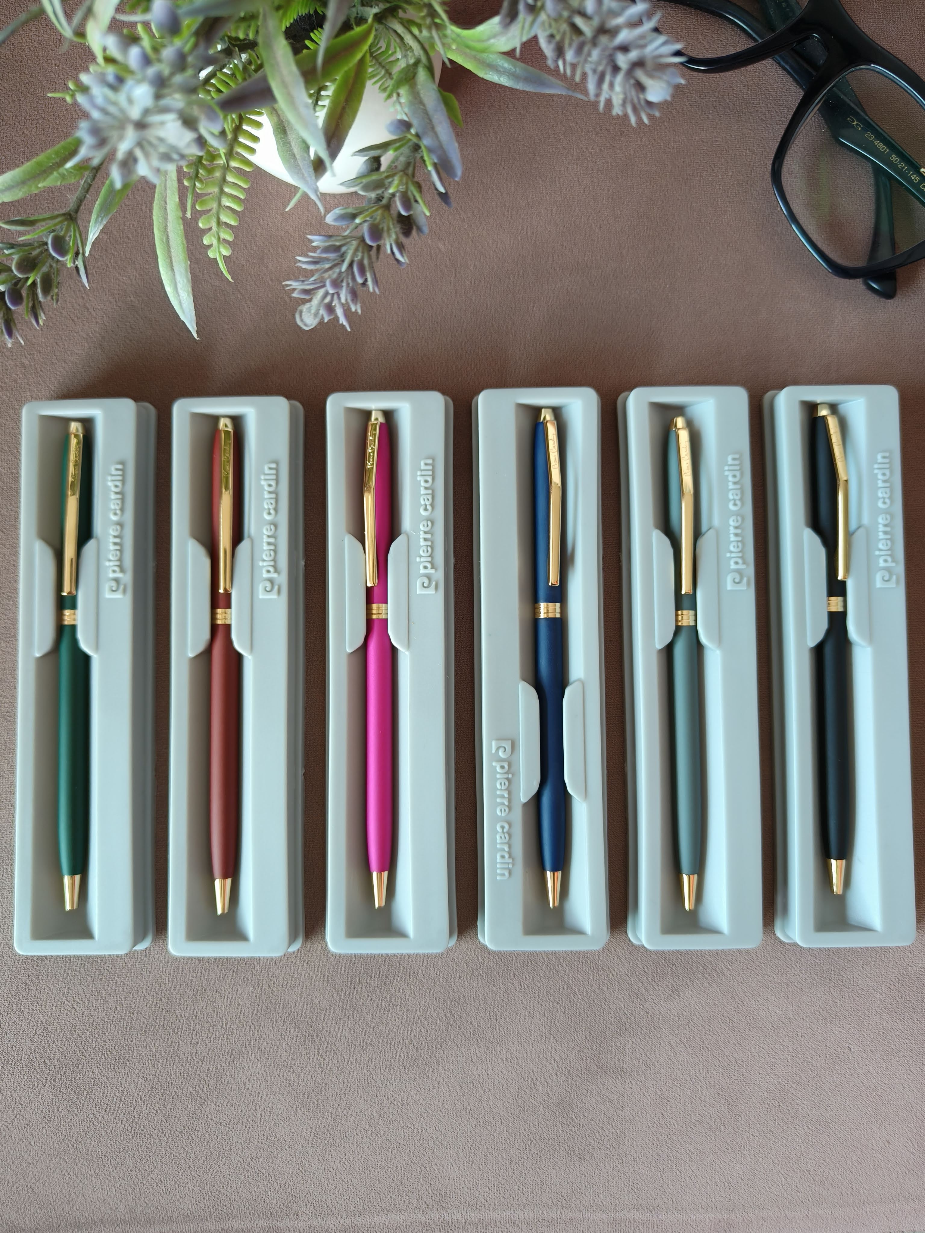 Pierre Cardin Lapaz Premium Metal Ball Pen with Twist Mechanism | Sleek & Stylish Matt Finish Body with Elegant Golden Clip | Ideal For Gifting to Employees,Boss, Friends, Family or for Special Occassion