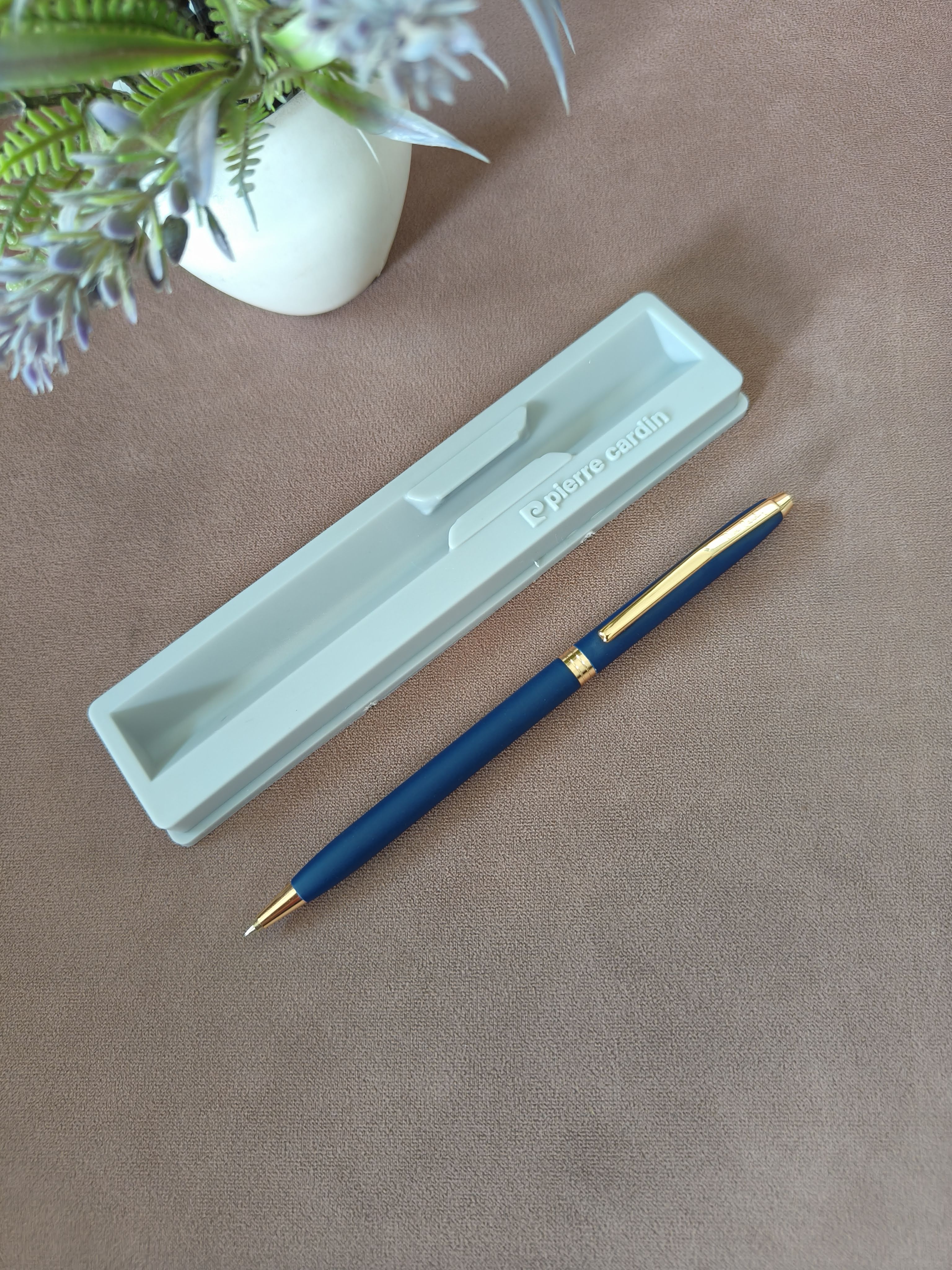 Pierre Cardin Lapaz Premium Metal Ball Pen with Twist Mechanism | Sleek & Stylish Matt Finish Body with Elegant Golden Clip | Ideal For Gifting to Employees,Boss, Friends, Family or for Special Occassion