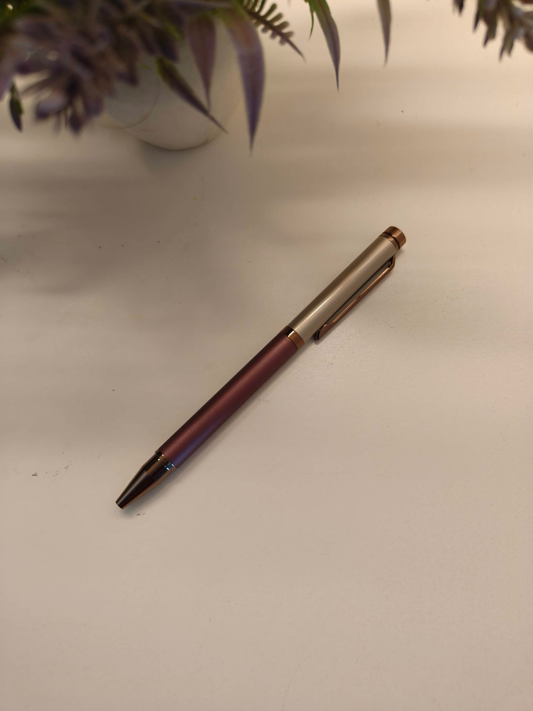 Metallic Brown Ball Pen | Premium Twist Mechanism | Perfect for Gifting, Office & Daily Writing