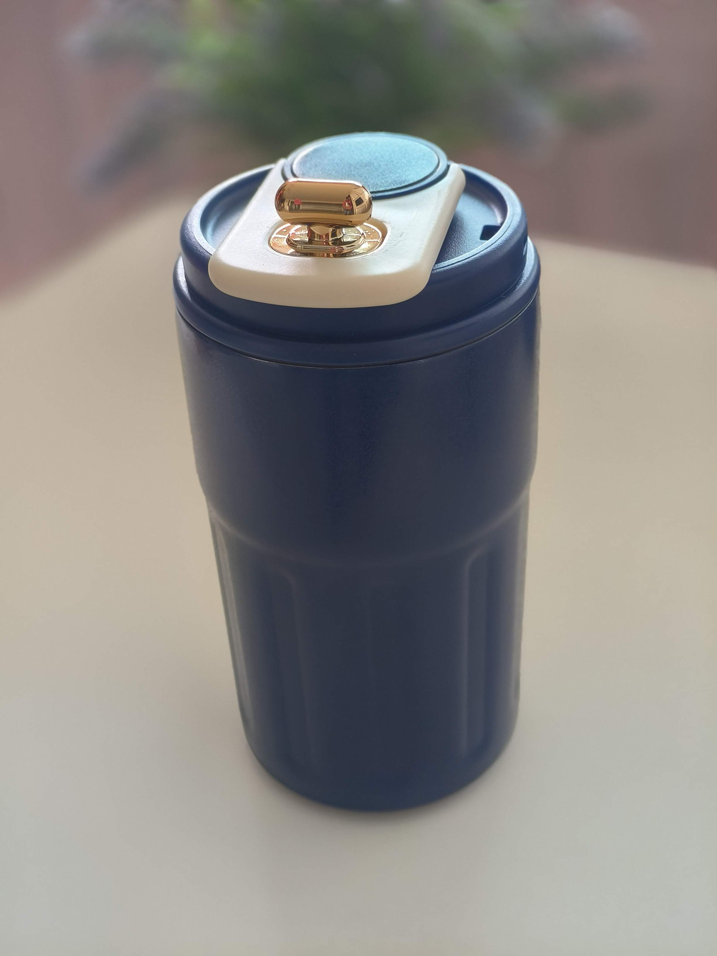 Coffee Mug Cup with Insulated Vacuum Thermal | Digital Display & Leak-Proof with Lid Thermos Flasks for Travel | 460 ml