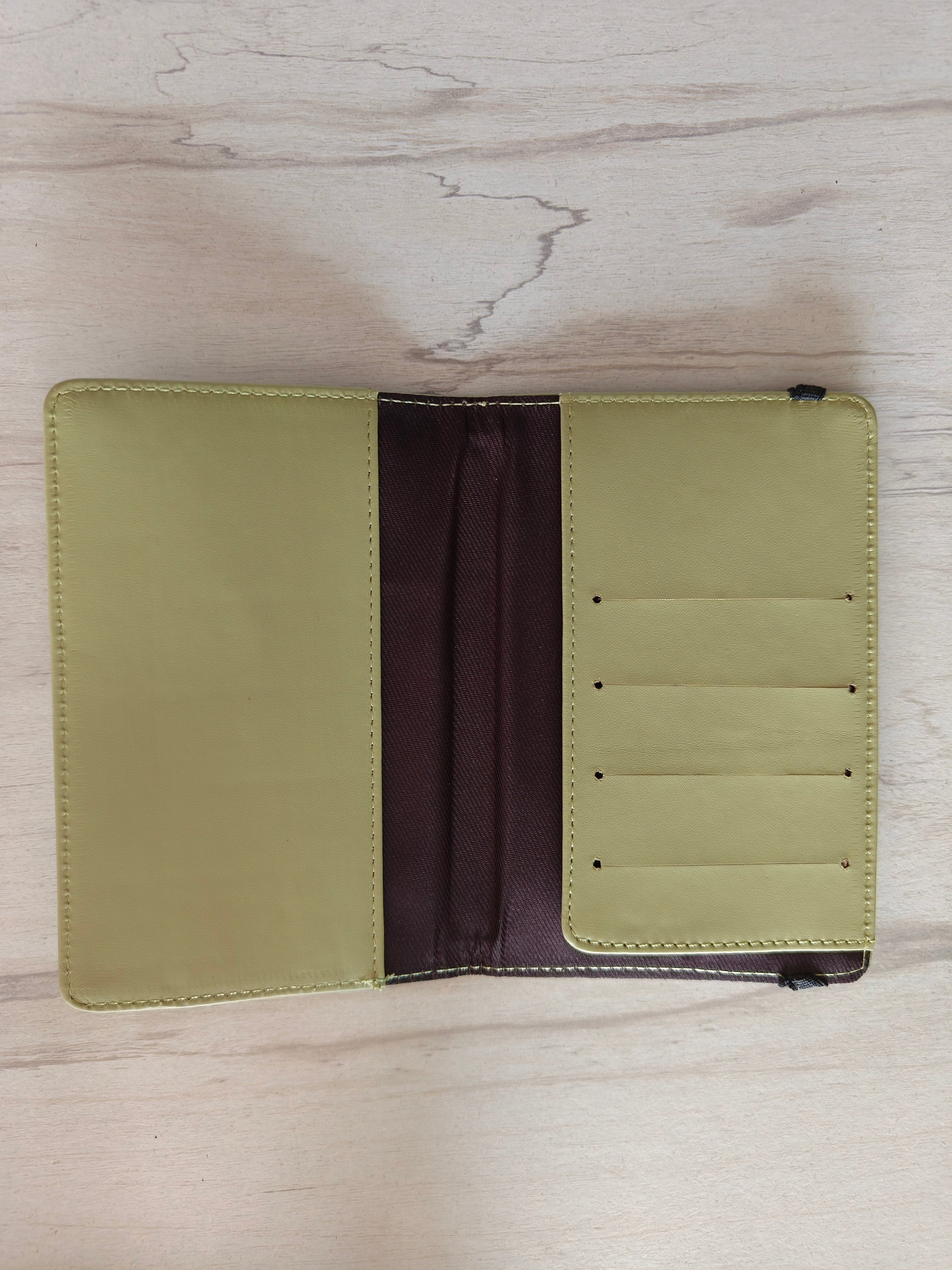 Personalized Passport Cover | Unisex Personalized Passport Organizer with Custom Image and Name | PU Leather Passport Wallet | Passport Wallet | Passport Cover
