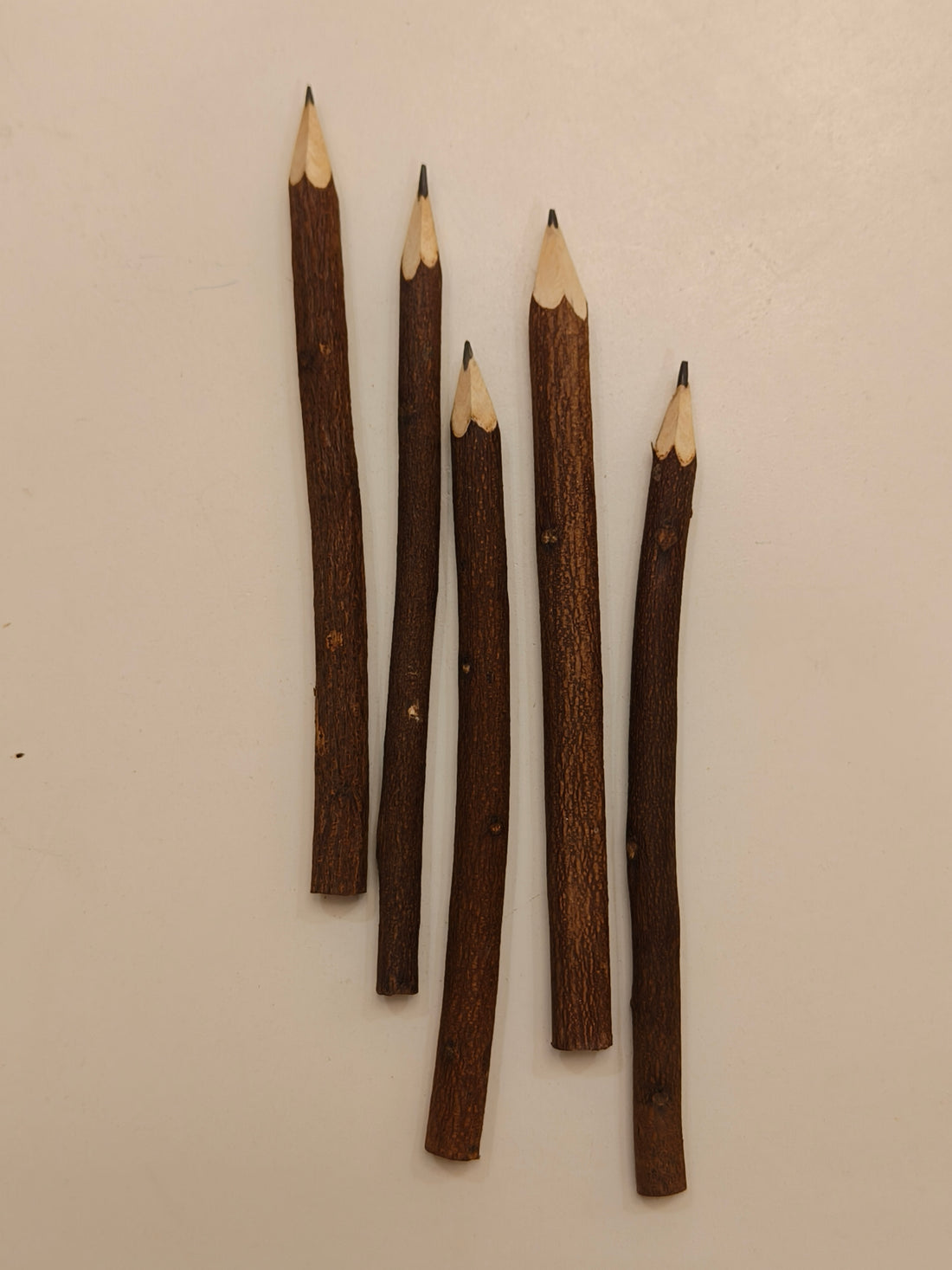 Natural Neem Wood Pencil | Eco-Friendly Wooden Pencil for Kids & Adults | Handcrafted Smooth Writing Graphite Core | Anti-Bacterial, Biodegradable Study & Drawing Pencil - 18cm (Set of 2)