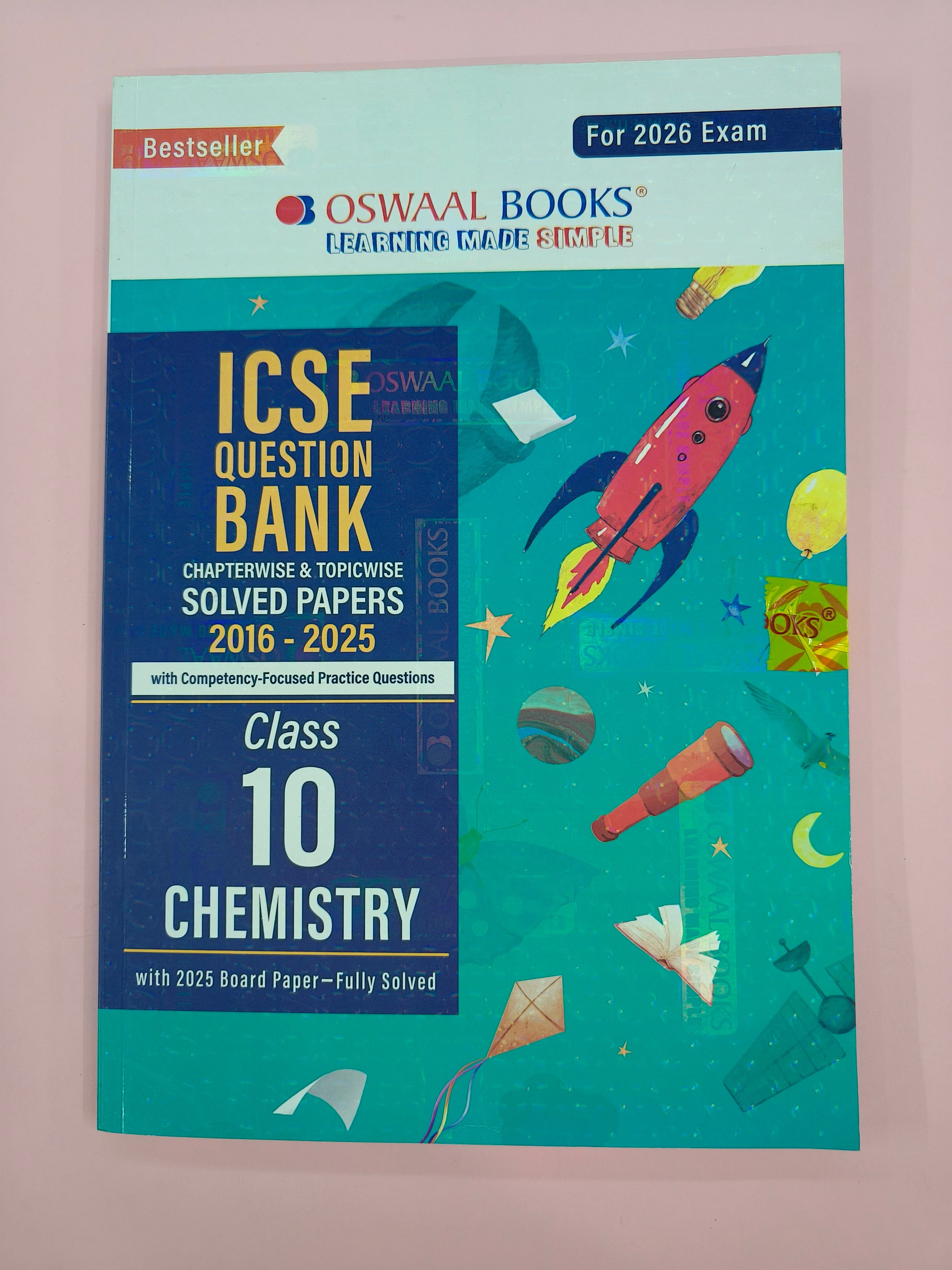 Oswaal ICSE Question Bank Chapterwise & Topicwise Solved Papers Class 10 Chemistry For 2026 Exam