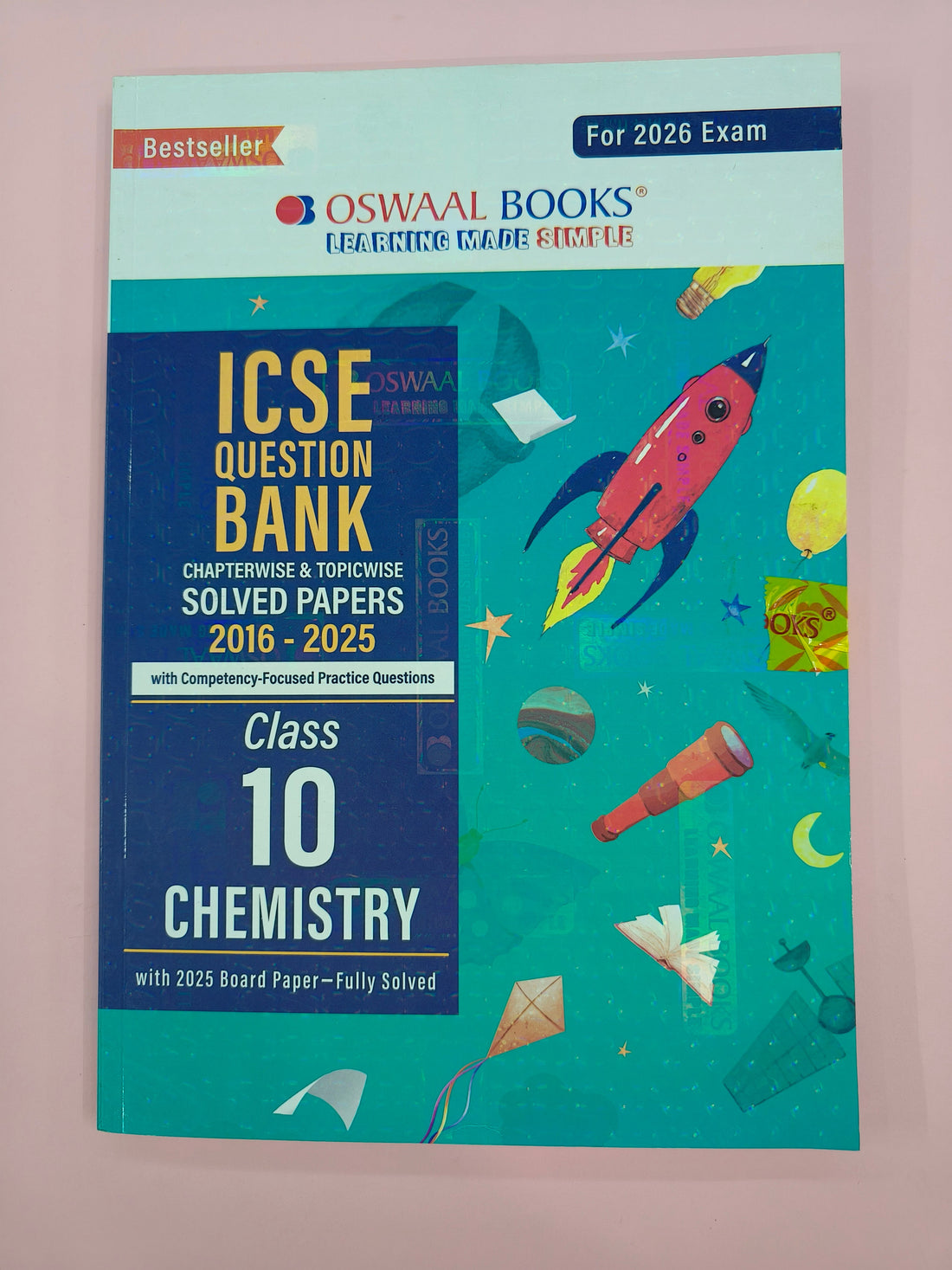 Oswaal ICSE Question Bank Chapterwise & Topicwise Solved Papers Class 10 Chemistry For 2026 Exam