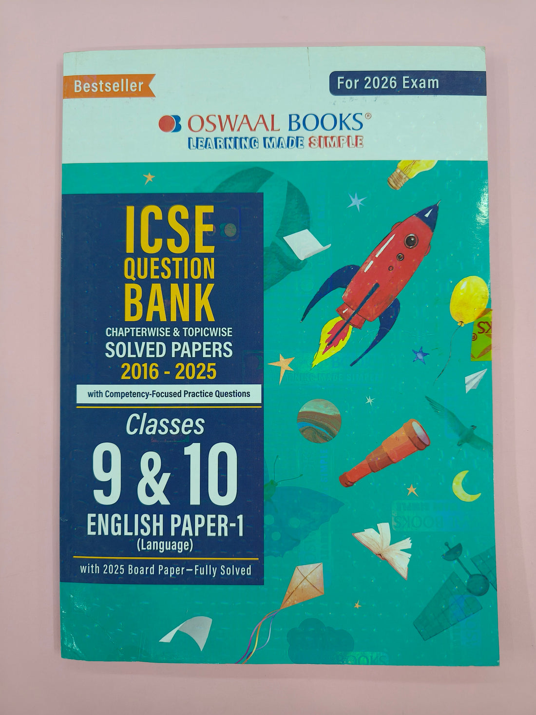 Oswaal ICSE Question Bank Chapterwise & Topicwise Solved Papers Class 9 & 10 English-1 For 2026 Exam