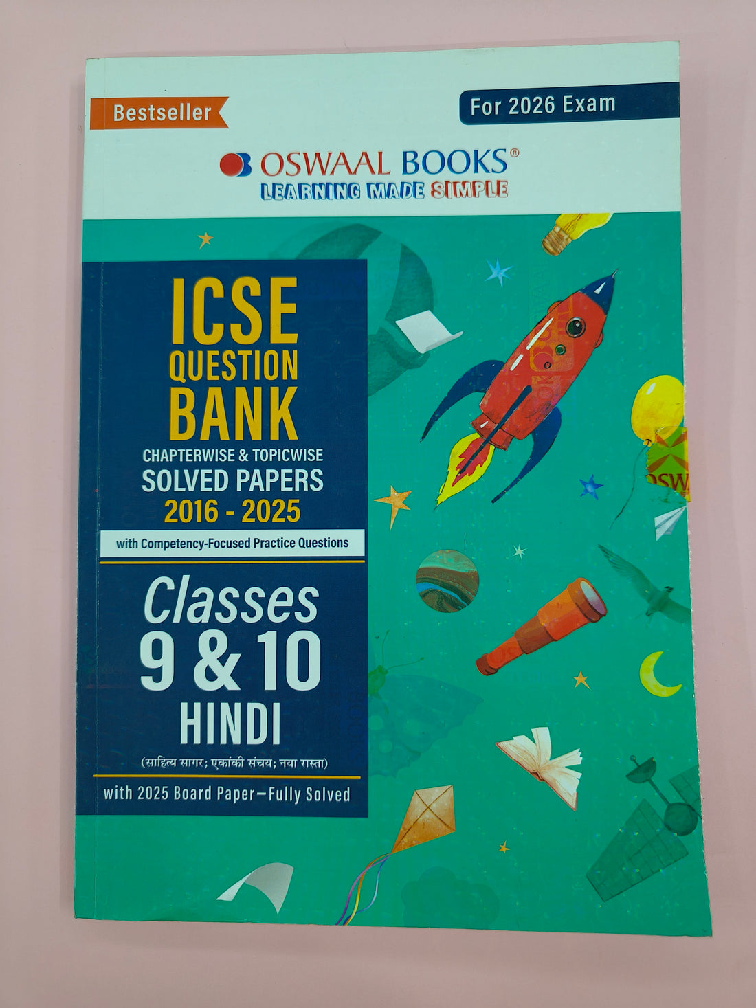 Oswaal ICSE Question Bank Chapterwise & Topicwise Solved Papers Classes 9 & 10 Hindi For 2026 Exam