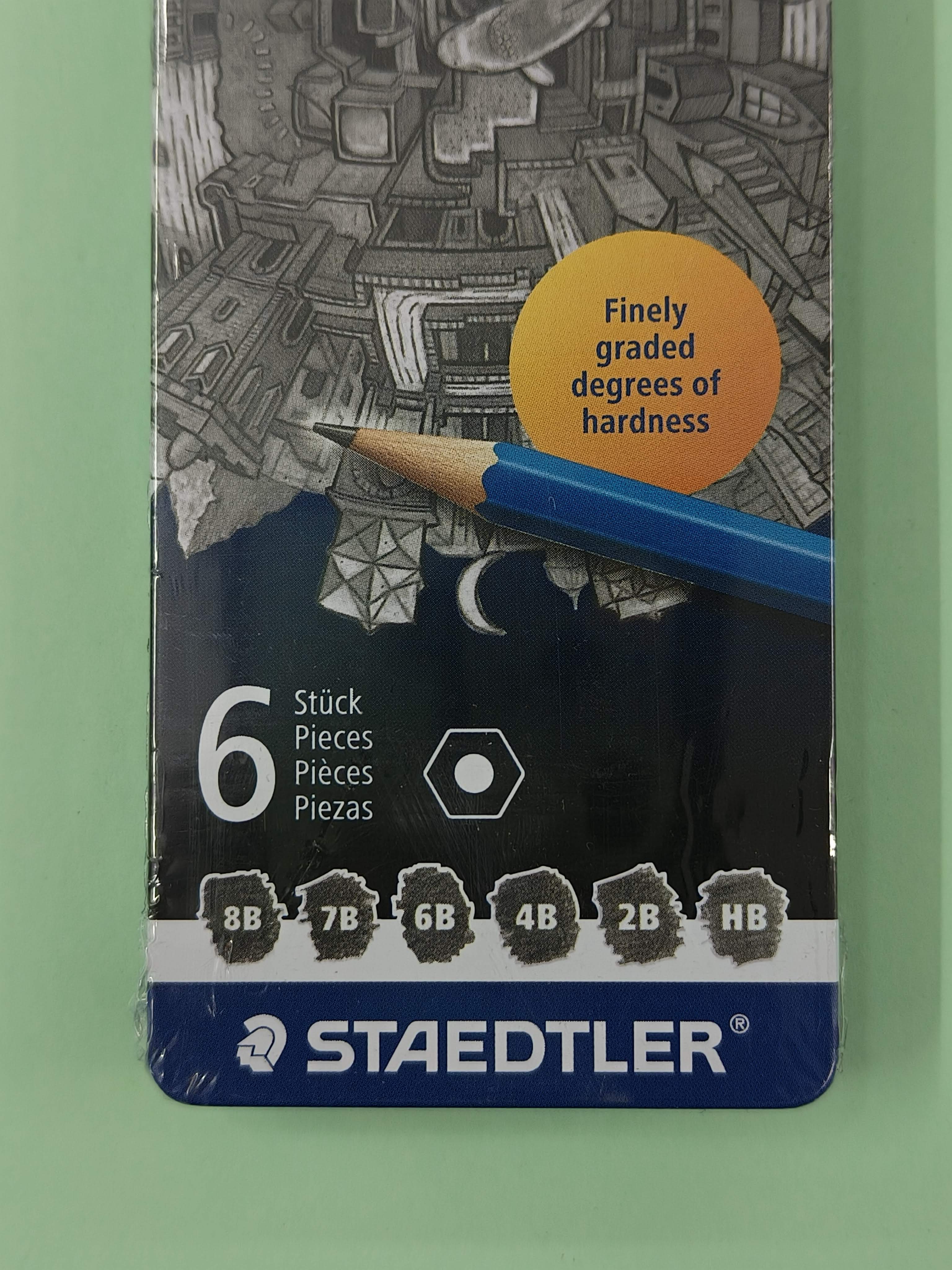 Staedtler Mars Lumograph Artists Pencils - Pack of 6