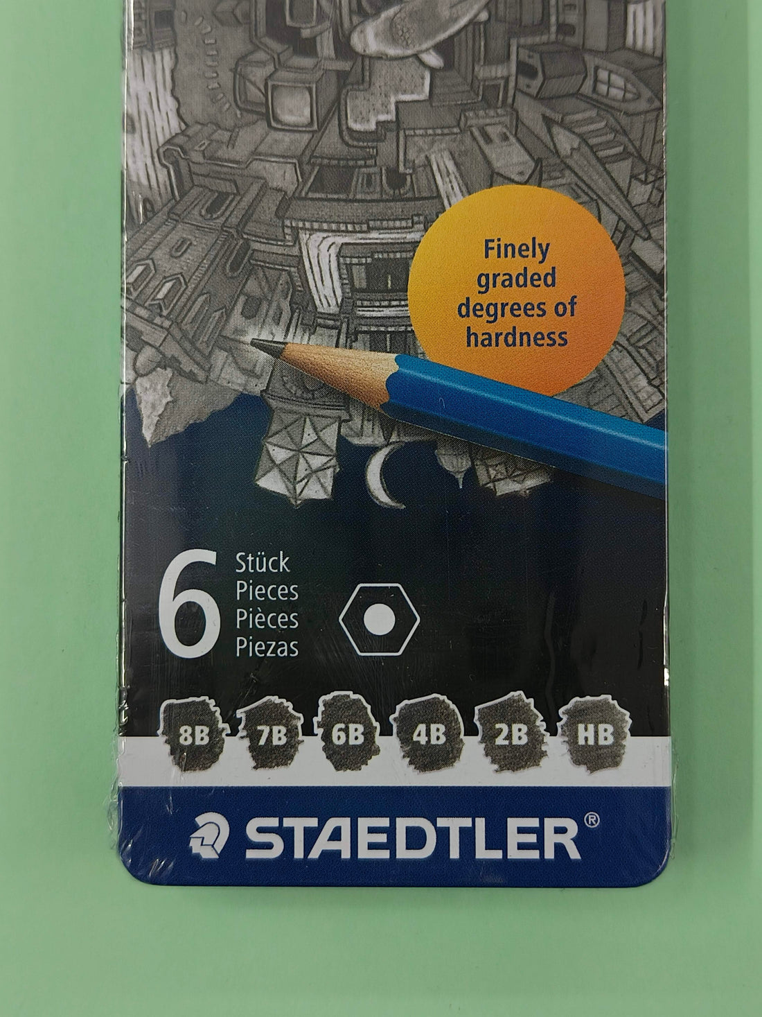 Staedtler Mars Lumograph Artists Pencils - Pack of 6