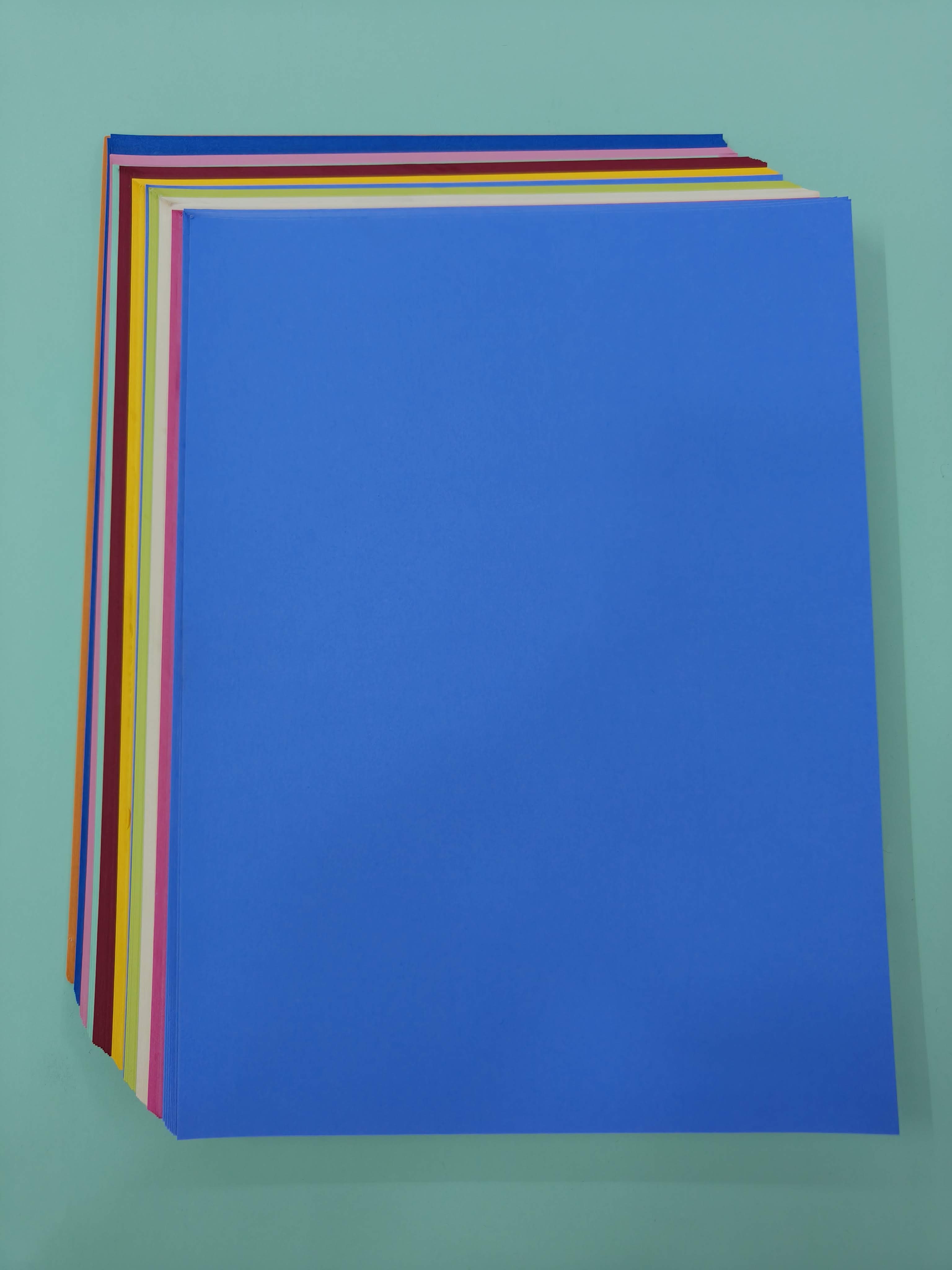 A4 Bright Color Paper - Multi Colour | 130 GSM - Premium Bright Colour Paper | Pack of 100 Sheets | Ideal for Art, Craft, Printing, etc | 100 Tinted Sheets