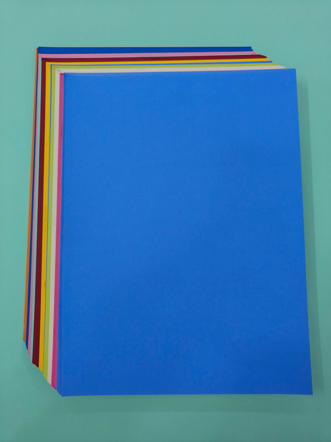 A4 Bright Color Paper - Multi Colour | 130 GSM - Premium Bright Colour Paper | Pack of 100 Sheets | Ideal for Art, Craft, Printing, etc | 100 Tinted Sheets