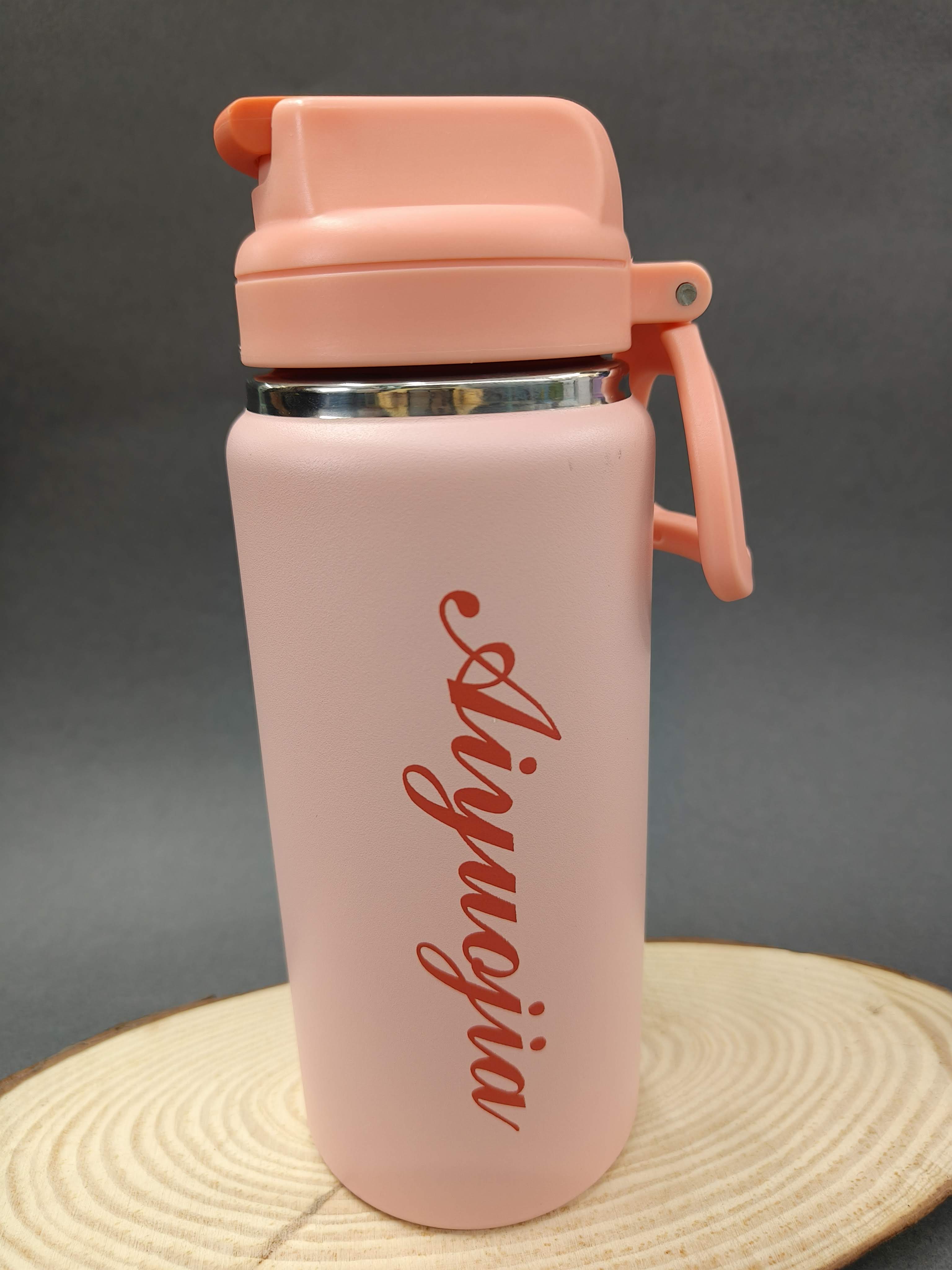 Hot & Cold Thermosteel Vacuum Flask Bottle with Handle 600ml | Leak Proof | BPA Free