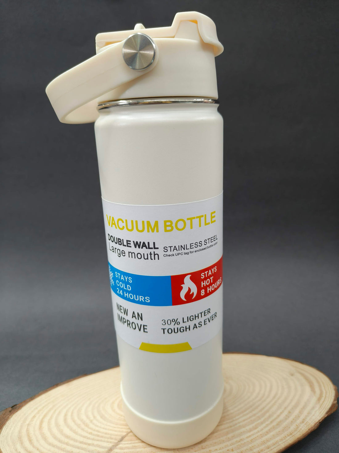 Vacuum Insulated Stainless Steel Water Bottle 800 ml | Double Wall Flask | Lightweight, Leak-Proof, Travel, Sports Bottle for Office & Outdoor