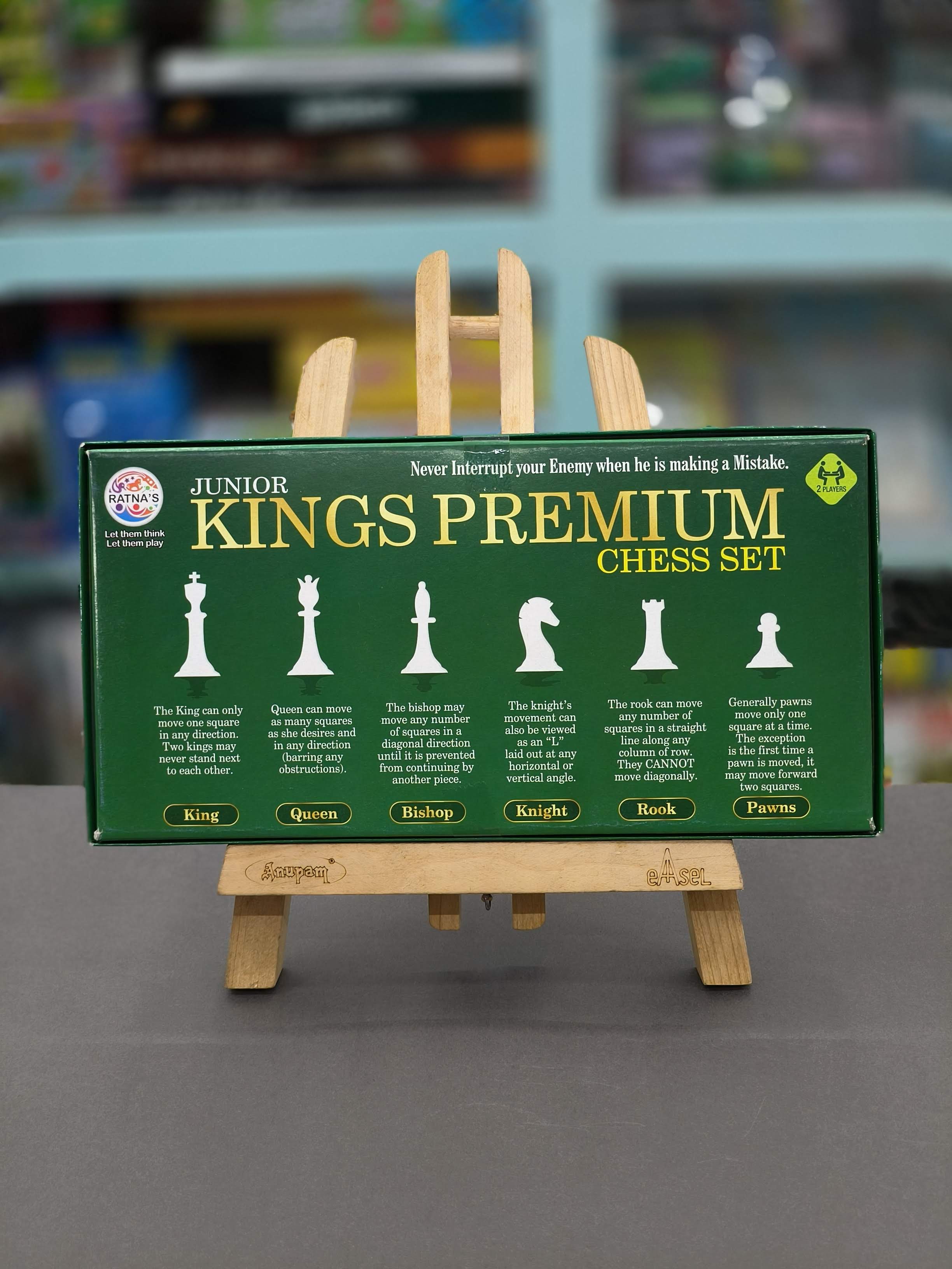 RATNA'S Strategy Game Junior Kings Premium Chess Board Set for Kids with Logical and Strong Mind to Enhance Their Logical Thinking and Concentration