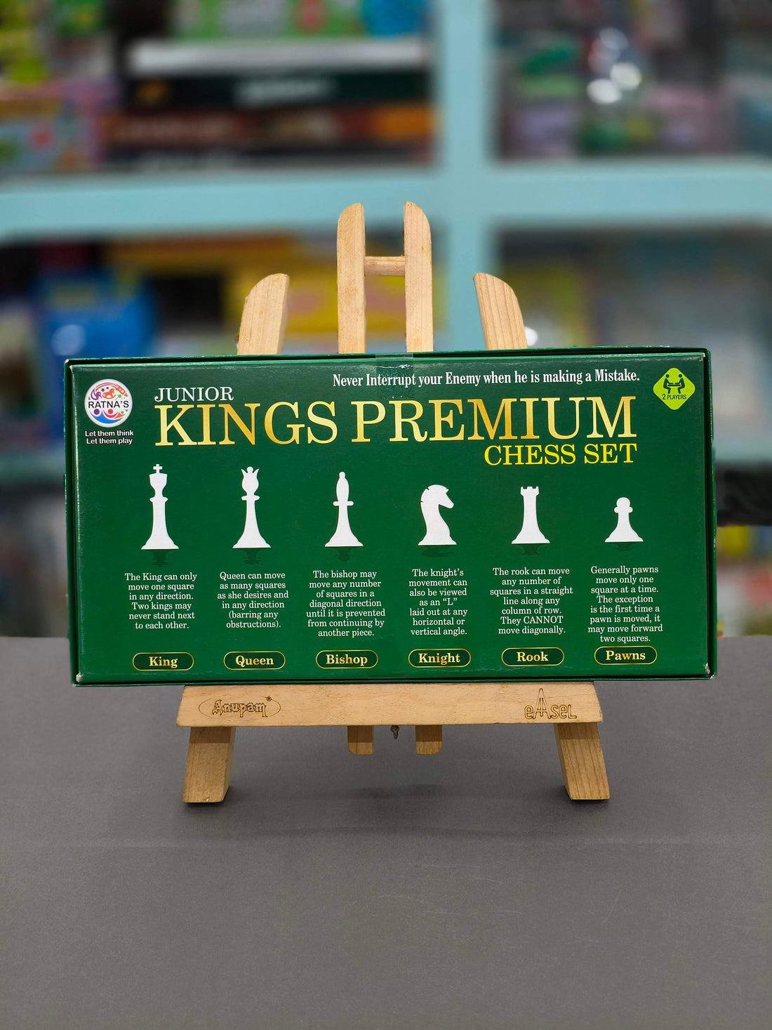 RATNA'S Strategy Game Junior Kings Premium Chess Board Set for Kids with Logical and Strong Mind to Enhance Their Logical Thinking and Concentration