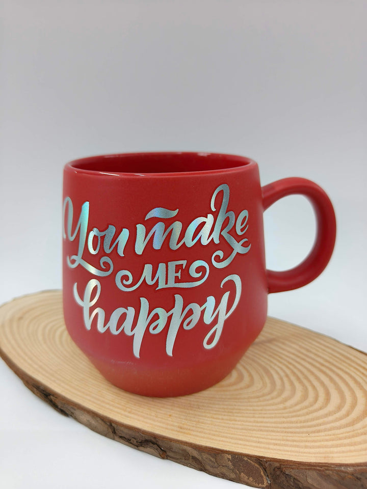 Red Valentine's Day Mug for Tea Coffee | Romantic Quote Mug for Your Special Person | Anniversary & Valentine’s Day Gift
