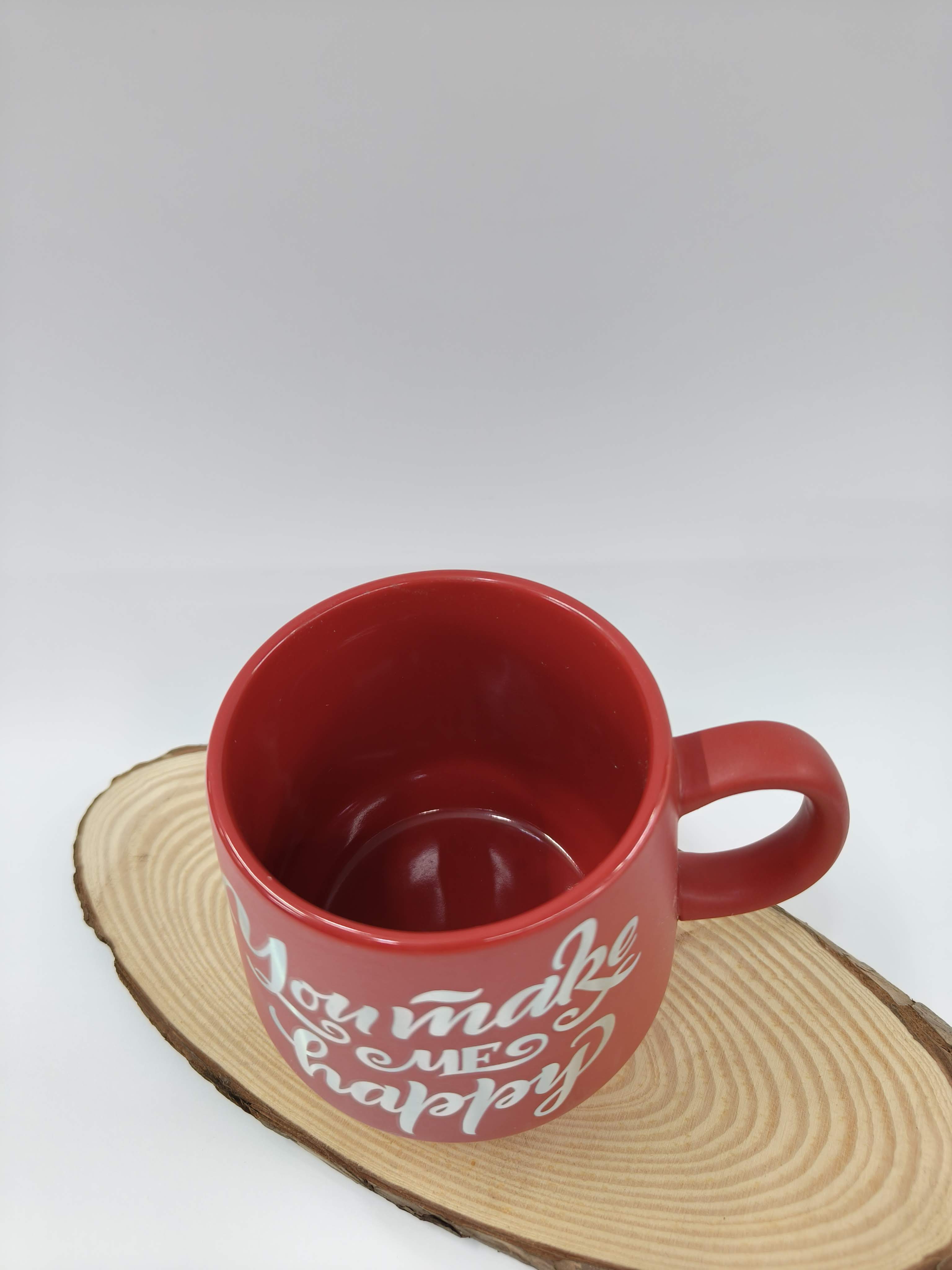 Red Valentine's Day Mug for Tea Coffee | Romantic Quote Mug for Your Special Person | Anniversary & Valentine’s Day Gift