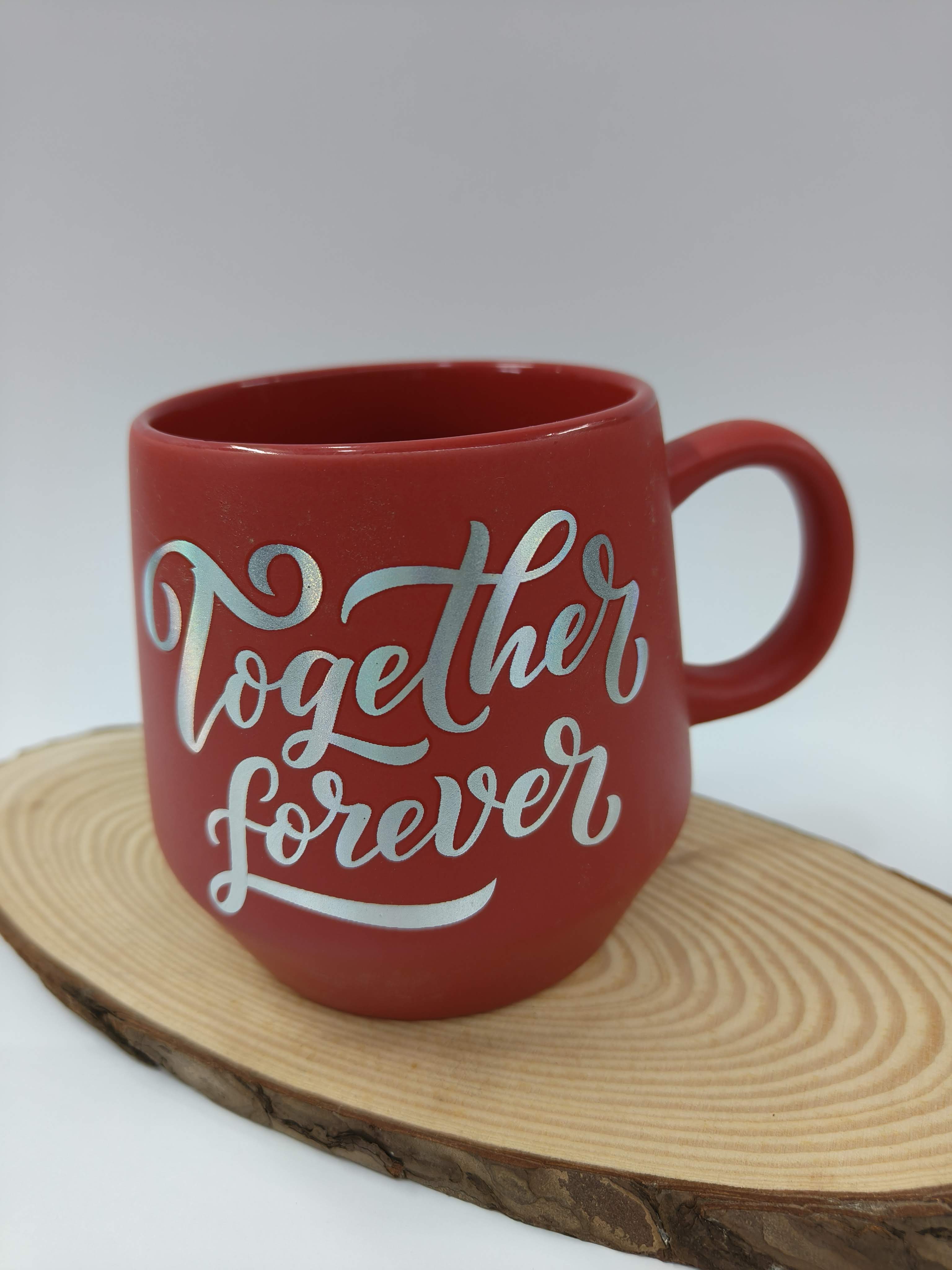 Red Valentine's Day Mug for Tea Coffee | Romantic Quote Mug for Your Special Person | Anniversary & Valentine’s Day Gift