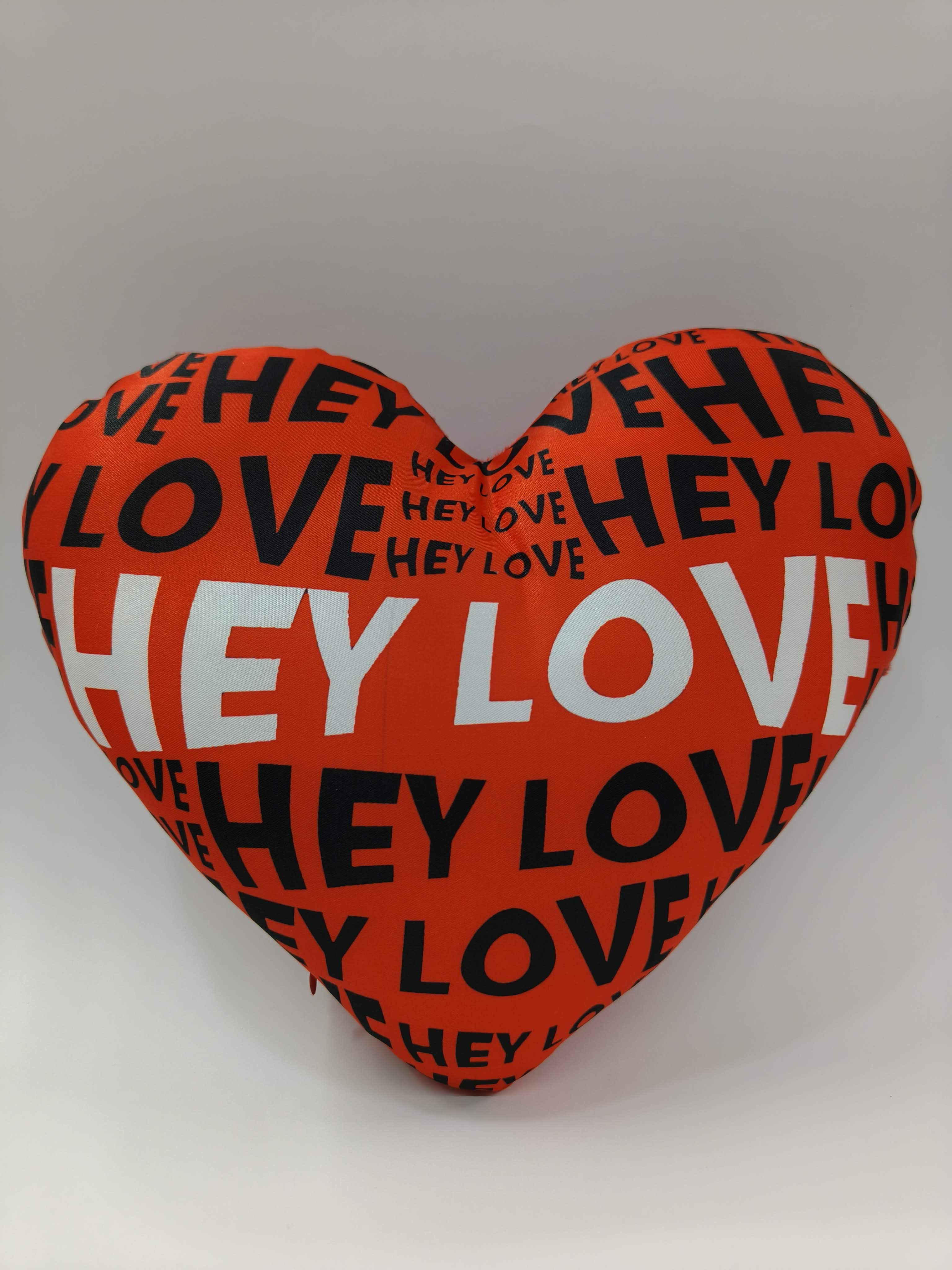 Red Velvet Huggable Heart Shape Soft Plush Stuffed Cushion Pillow | Cute Valentine Gift For Your Valentine