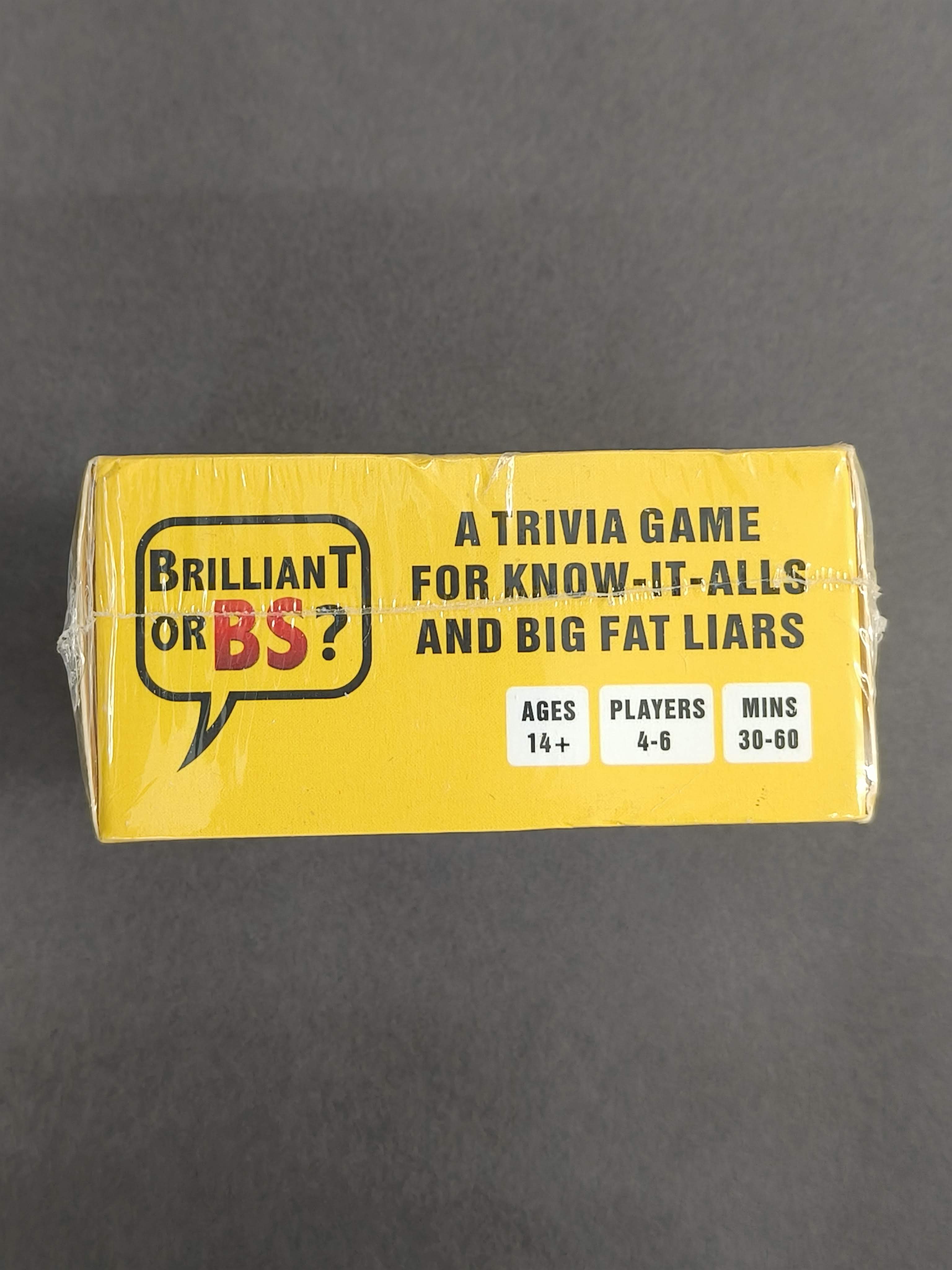 Brilliant or BS Card Game – Fast-Paced Trivia Party Game for Adults, Competitive & Hilarious Game Night | Must-Have for Friends, Couples, Groups – Funny, Quick, and Surprisingly Smart