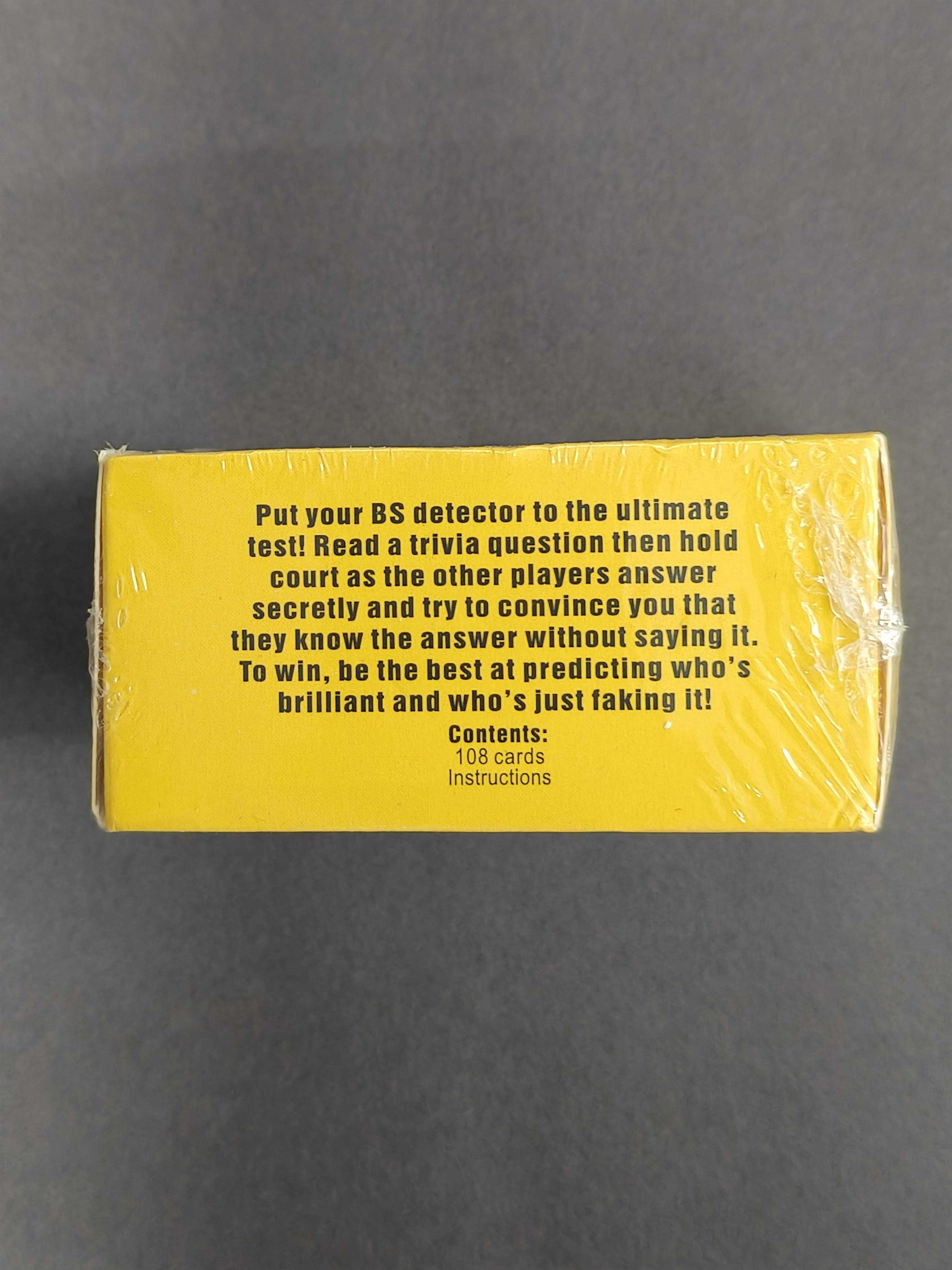 Brilliant or BS Card Game – Fast-Paced Trivia Party Game for Adults, Competitive & Hilarious Game Night | Must-Have for Friends, Couples, Groups – Funny, Quick, and Surprisingly Smart