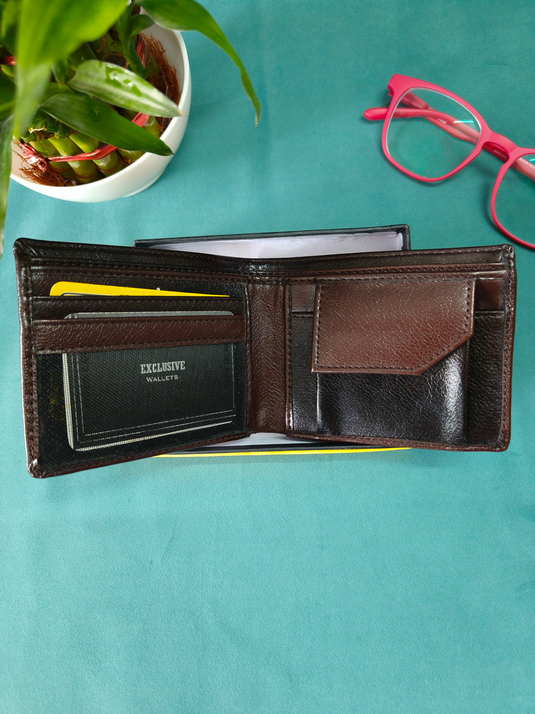 Two Fold PU Leather Wallet for Men |Purse for Men | Gift for Men |  Gift for Brother, Father, Husband, Friend, Colleague | Gift for Him