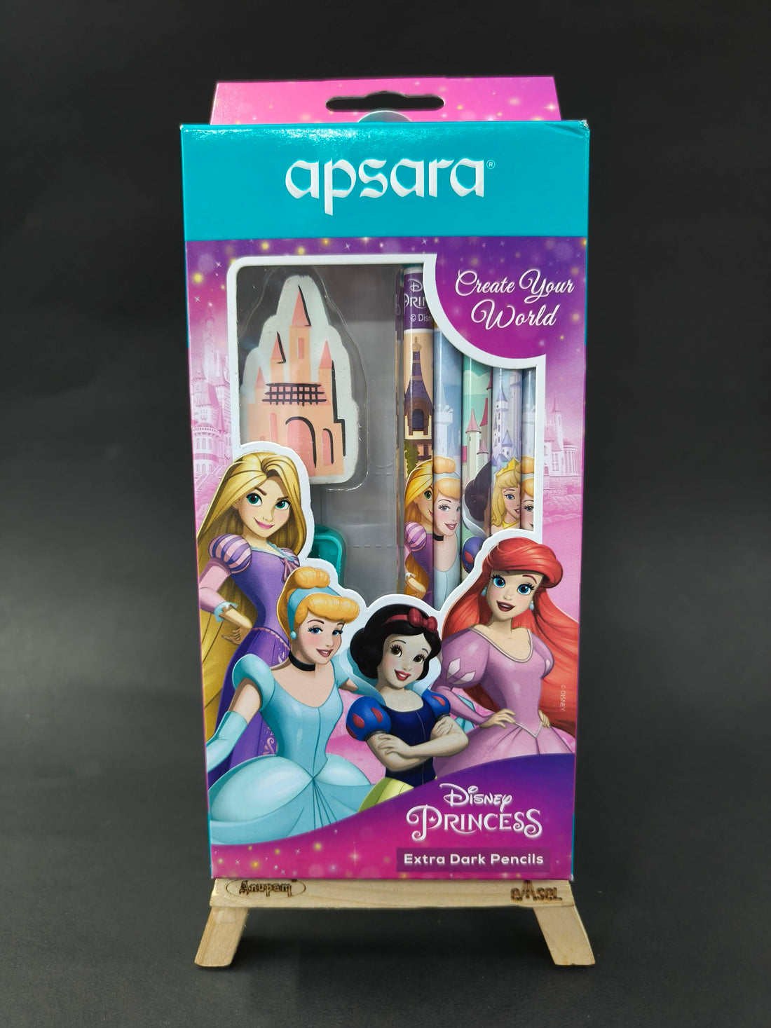 Apsara Disney & Marvel Premium Pencils | Princess, Frozen 2 & Avengers | Extra Dark & Smooth Writing Pencils, Character and Topper Eraser and Sharpner