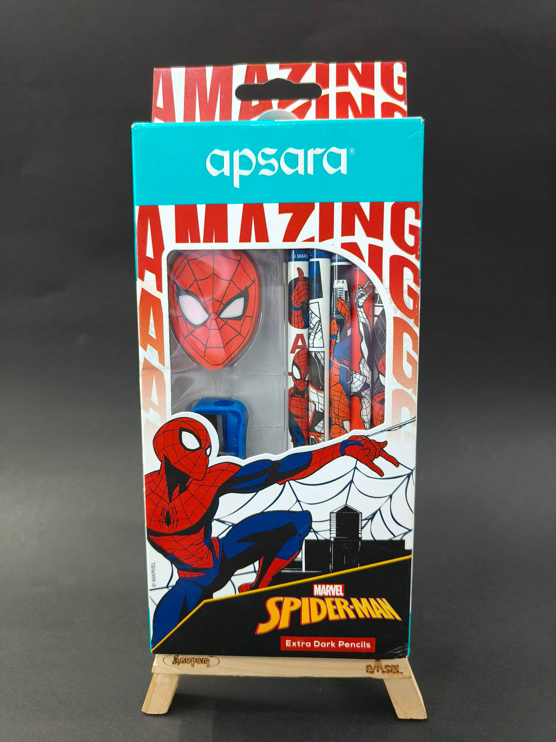 Apsara Disney & Marvel Premium Pencils | Princess, Frozen 2 & Avengers | Extra Dark & Smooth Writing Pencils, Character and Topper Eraser and Sharpner