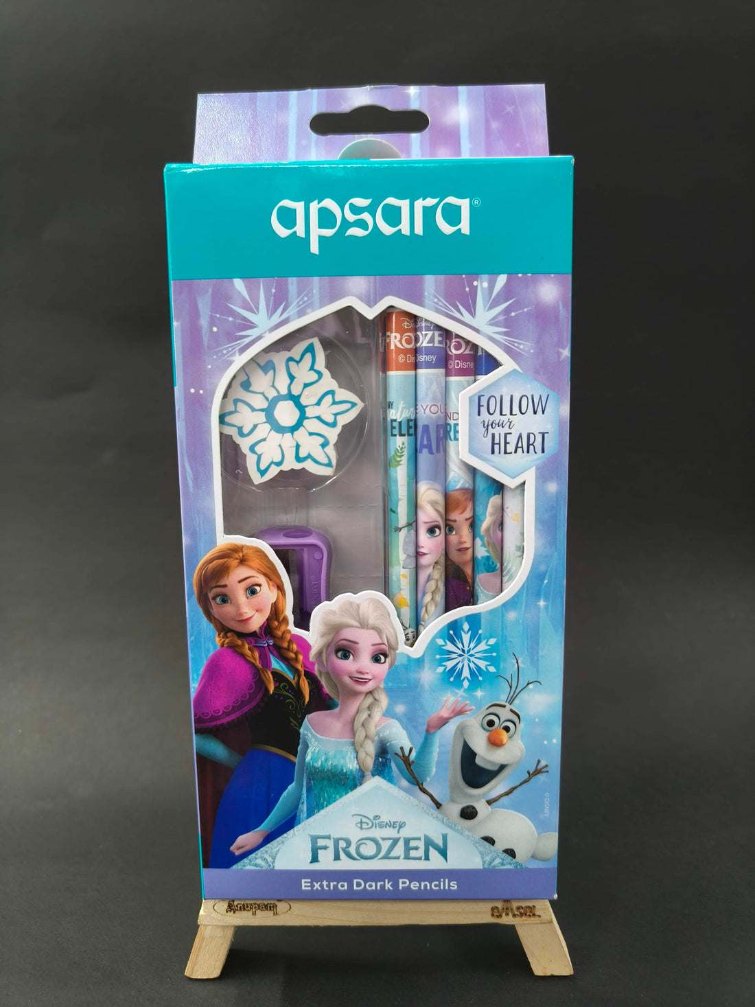 Apsara Disney & Marvel Premium Pencils | Princess, Frozen 2 & Avengers | Extra Dark & Smooth Writing Pencils, Character and Topper Eraser and Sharpner