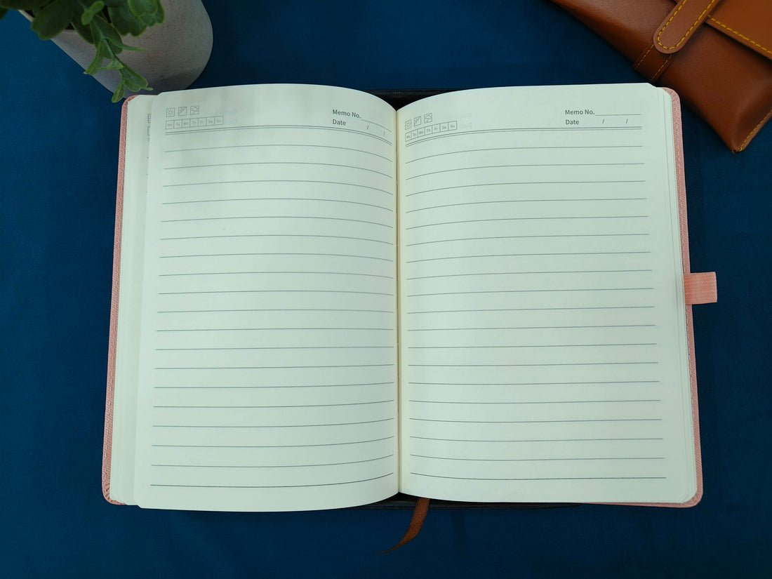 PU Leather Diary and Metal Pen Gift Set | Personalized Diary and Metal Pen | Gift Set for Birthday, Office and Family | Gift Set for Females, Girls, Mother, Friends, Colleague