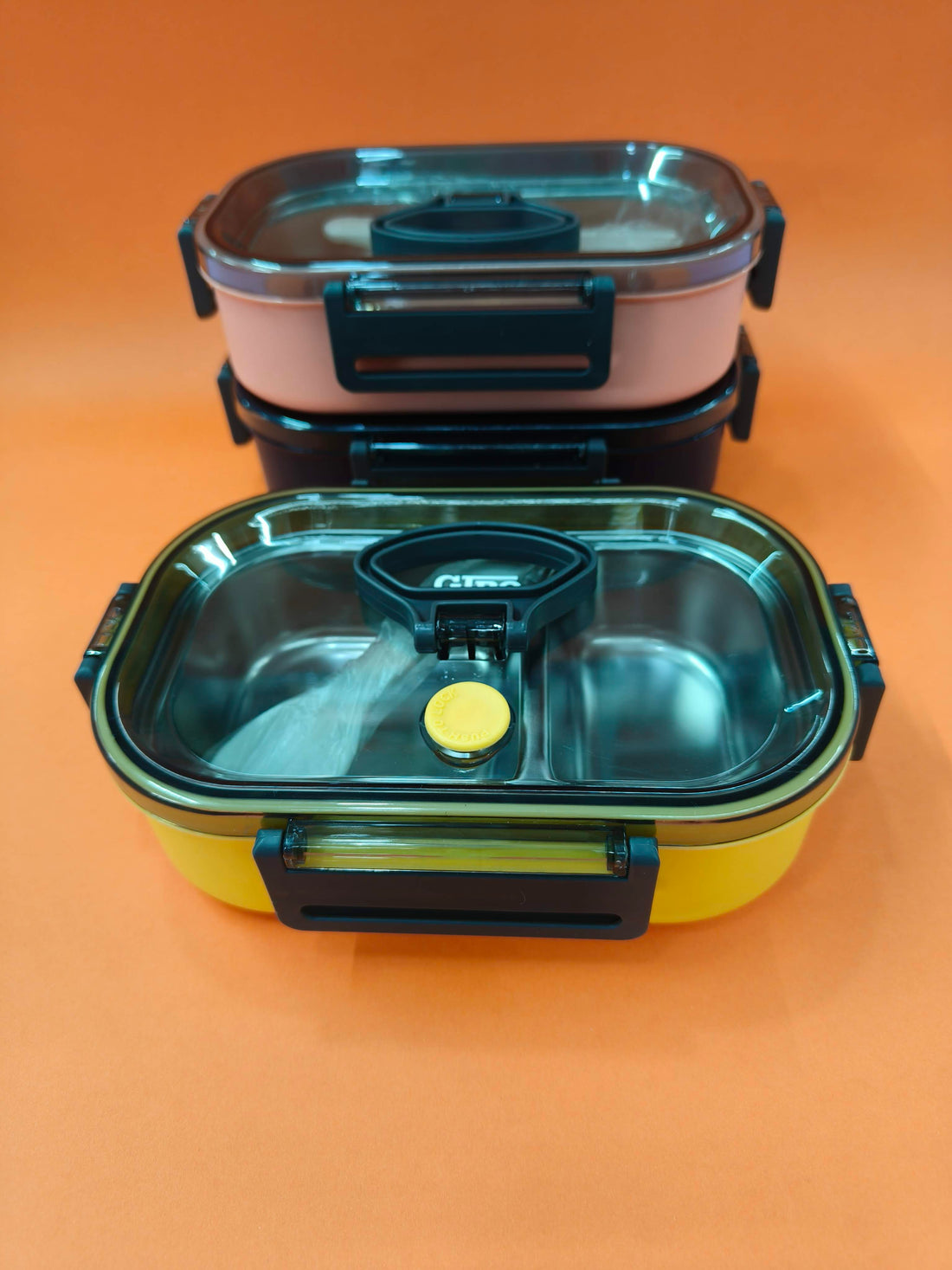 Stainless Steel Lunch Box | Compartment Bento Tiffin for Kids & Adults | Leakproof, BPA-Free | Durable Lunch Container (Type 2- Lunch Box (500 ml))