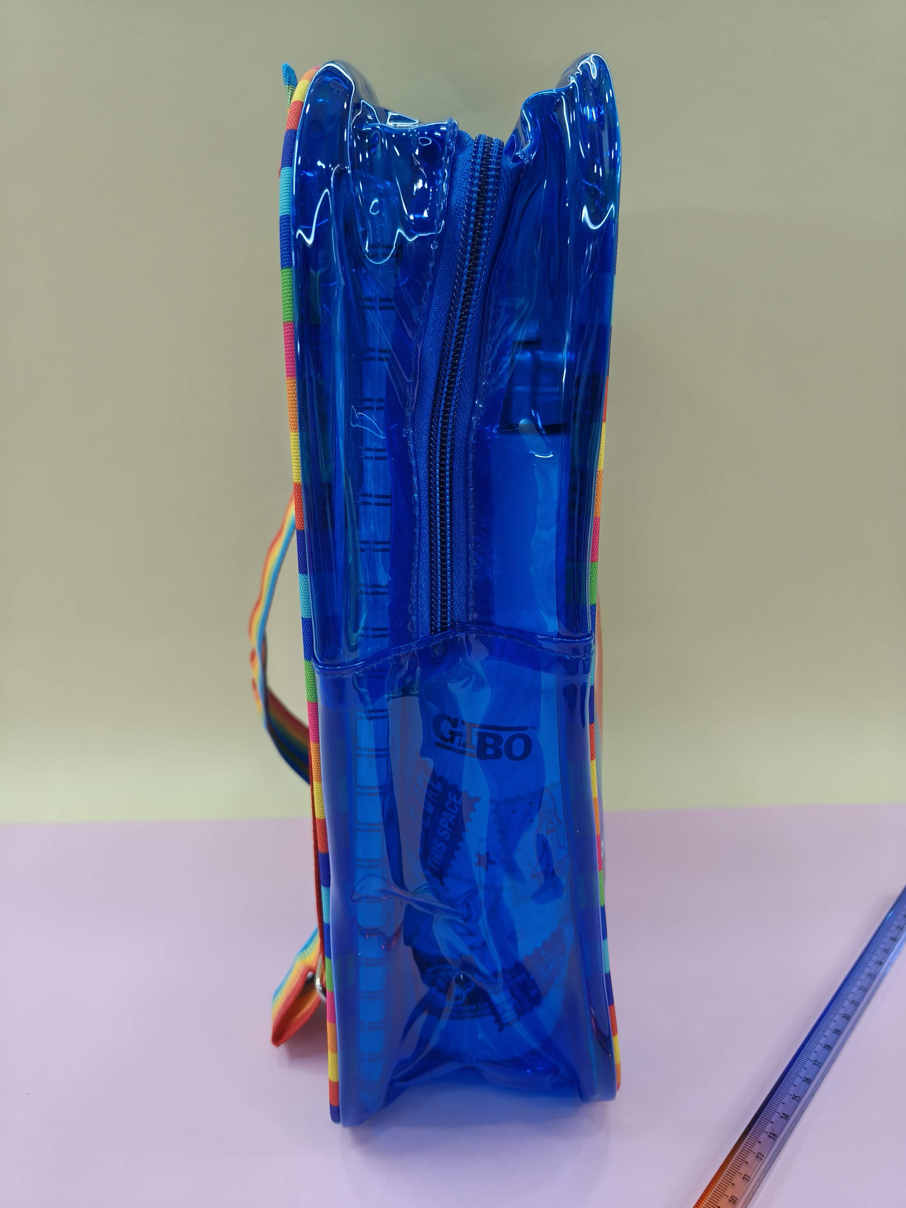 Jelly Backpack for Kids | Stylish & Lightweight Transparent Bag | Adjustable Straps, Sturdy Handle, Premium Zipper & Versatile Design