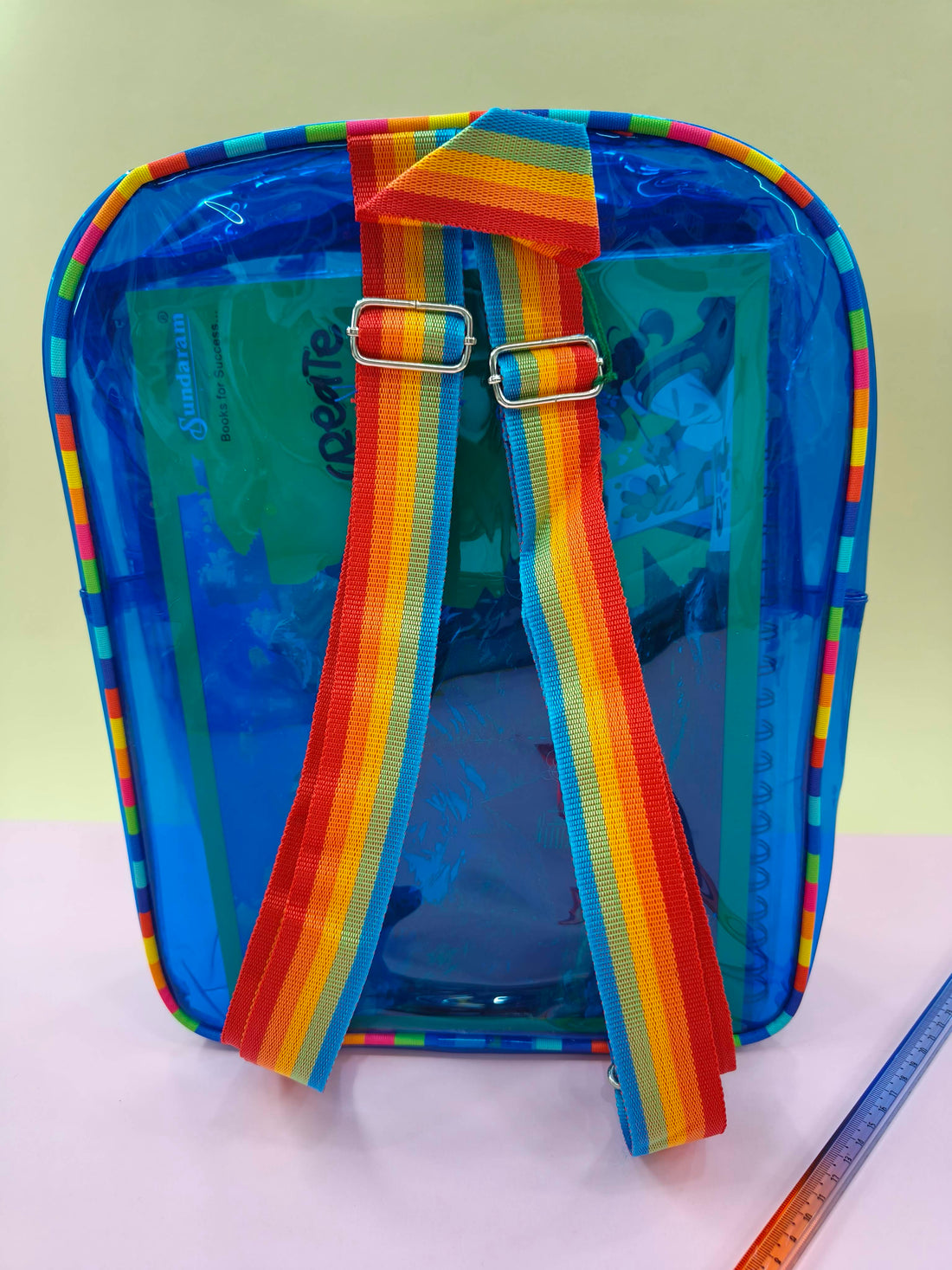 Jelly Backpack for Kids | Stylish & Lightweight Transparent Bag | Adjustable Straps, Sturdy Handle, Premium Zipper & Versatile Design