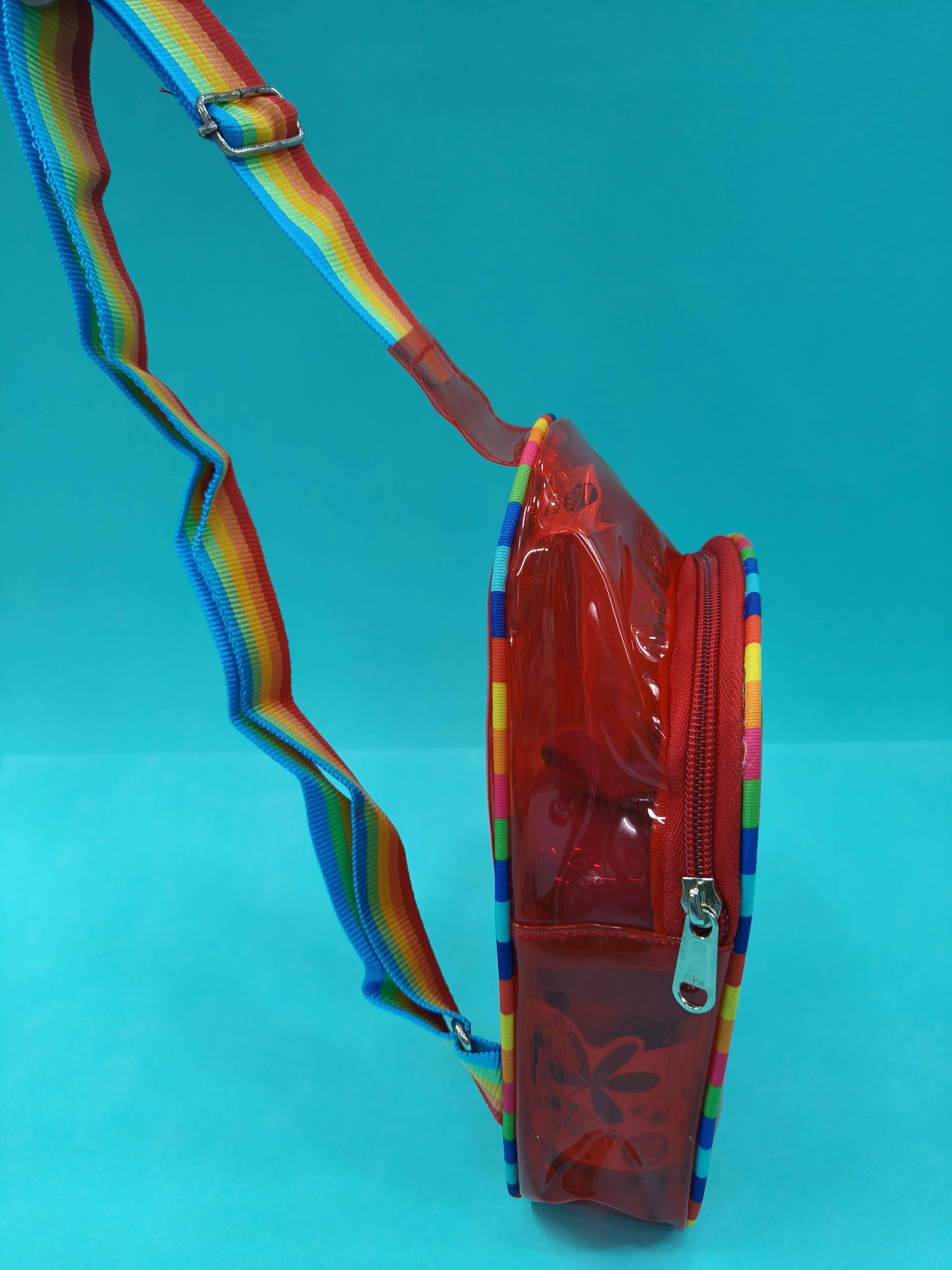 Kids Jelly Chest Bag | Cartoon Print Bag for Kids | One Side Shoulder Bag | Cross Body Bag for Travel | Chest Bag | Sling Bag | Crossbody Chest Sling Bag | Gift for Boys | Gift for Girls