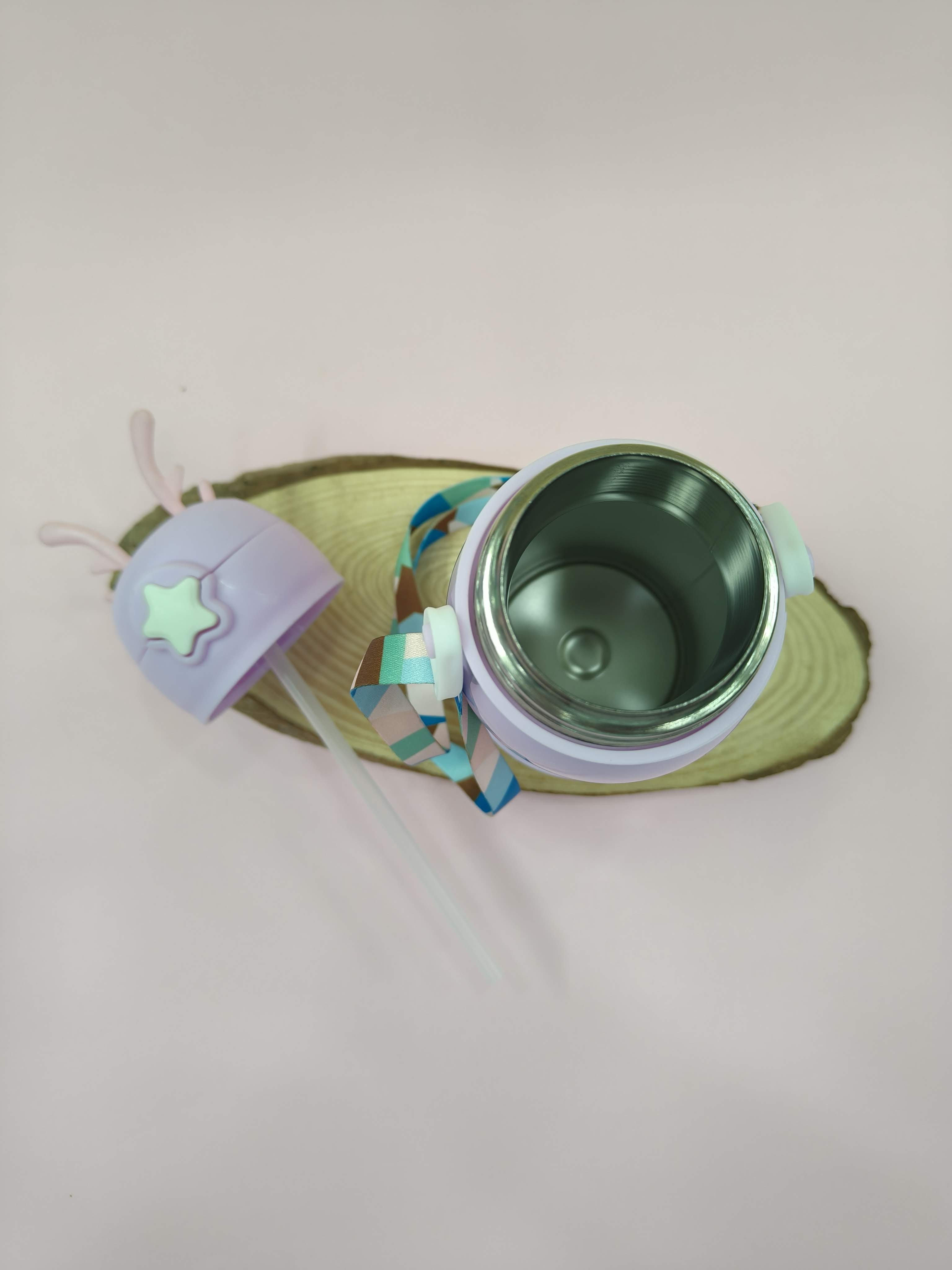 Kids Stainless Steel Sipper Water Bottle 500 ML | Leakproof, Insulated, Travel Friendly | Hot & Cold Water Bottle for Kids | Easy to Carry