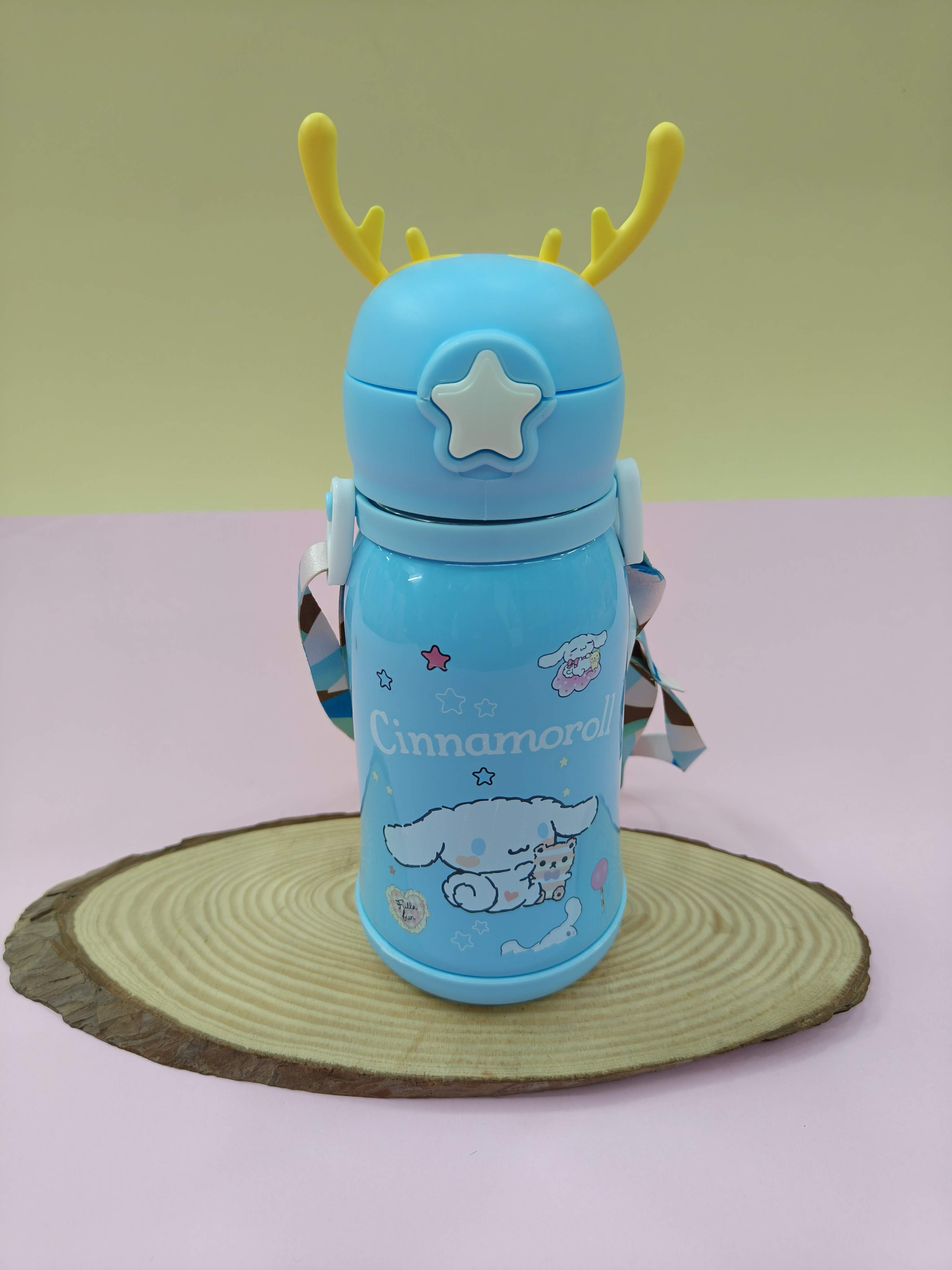 Kids Stainless Steel Sipper Water Bottle 500 ML | Leakproof, Insulated, Travel Friendly | Hot & Cold Water Bottle for Kids | Easy to Carry