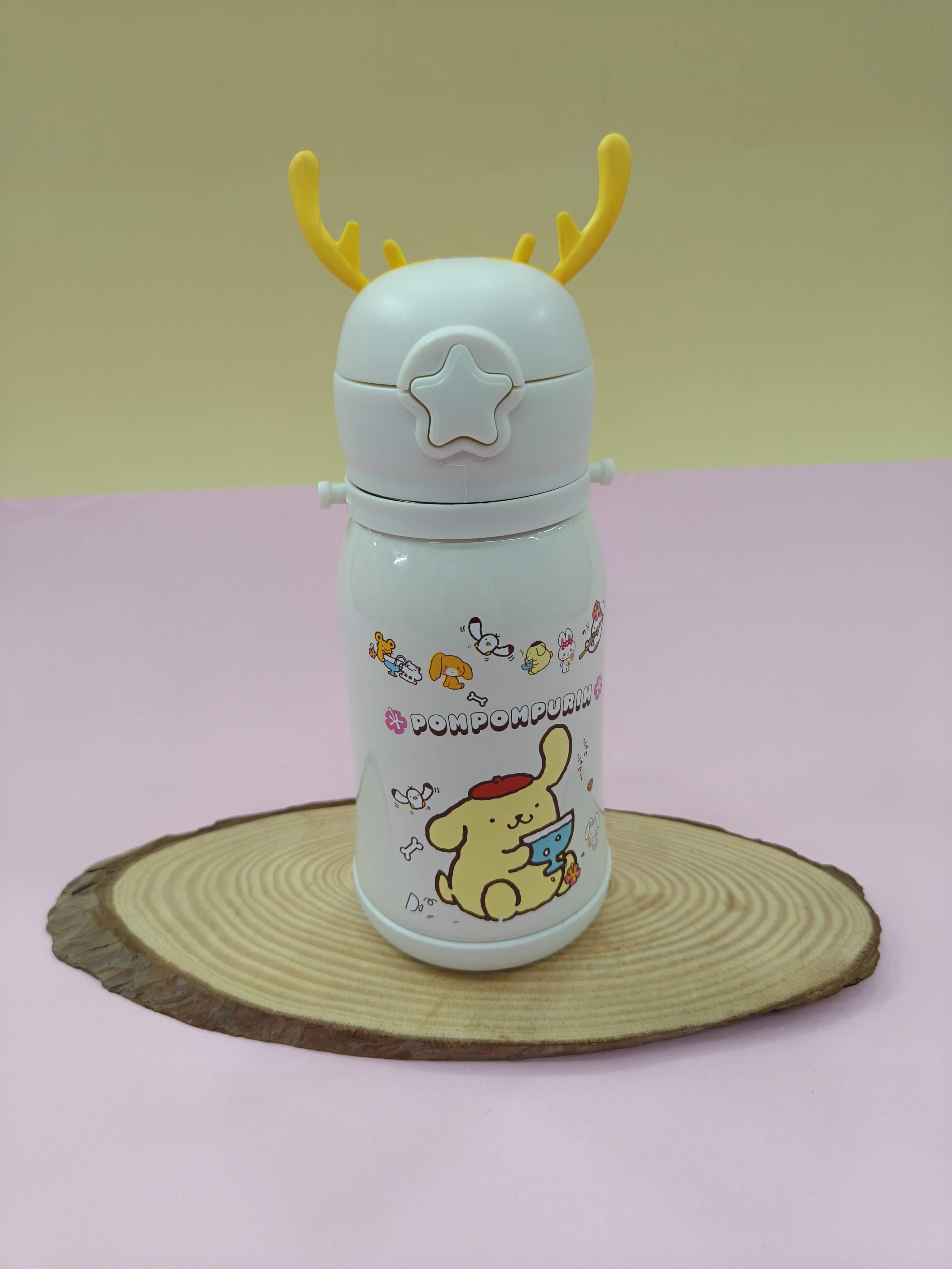 Kids Stainless Steel Sipper Water Bottle 500 ML | Leakproof, Insulated, Travel Friendly | Hot & Cold Water Bottle for Kids | Easy to Carry