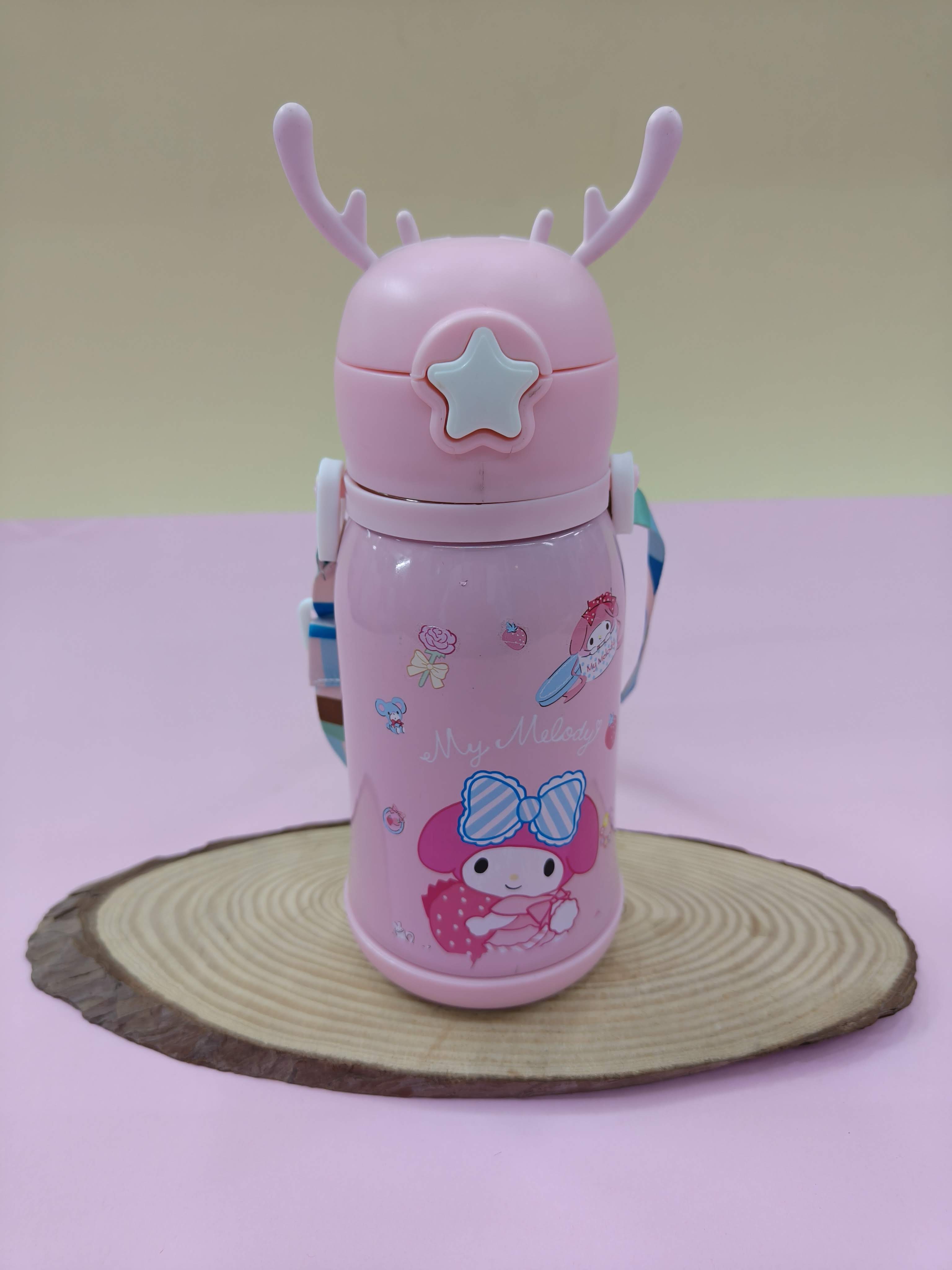 Kids Stainless Steel Sipper Water Bottle 500 ML | Leakproof, Insulated, Travel Friendly | Hot & Cold Water Bottle for Kids | Easy to Carry