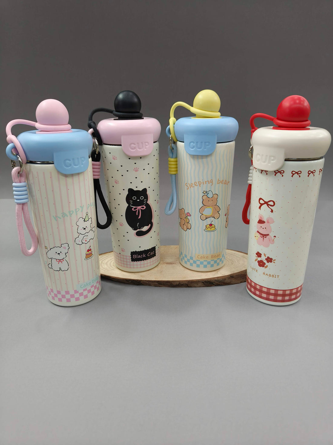 600 ml Stainless Steel Water Bottle For Kids | Leakproof Sipper Bottle With Straw | BPA-Free Drinking Water Bottle With Portable String for Handing or Holding | Easy to Carry for Girls & Boys