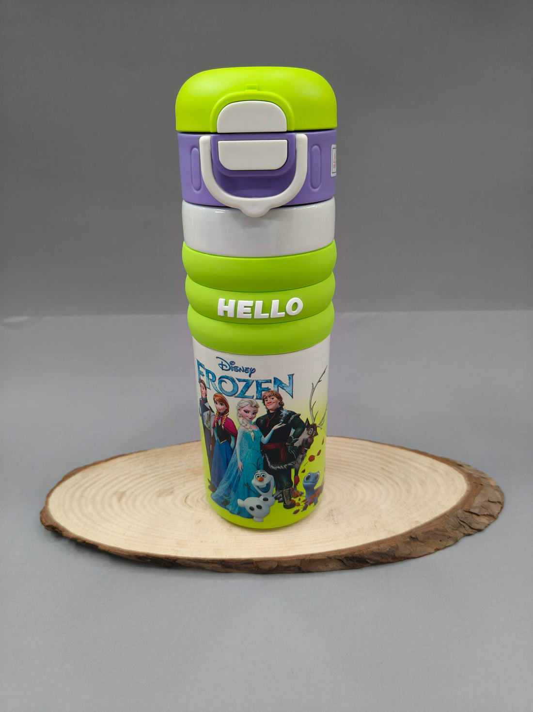 2 in 1 Cap Water Bottle for Kids | Sipper and Spout | Dual Caps Bottle for Girls and Boys | Water Bottle for School, Picnic, Travel | Spill-Proof 520 ml