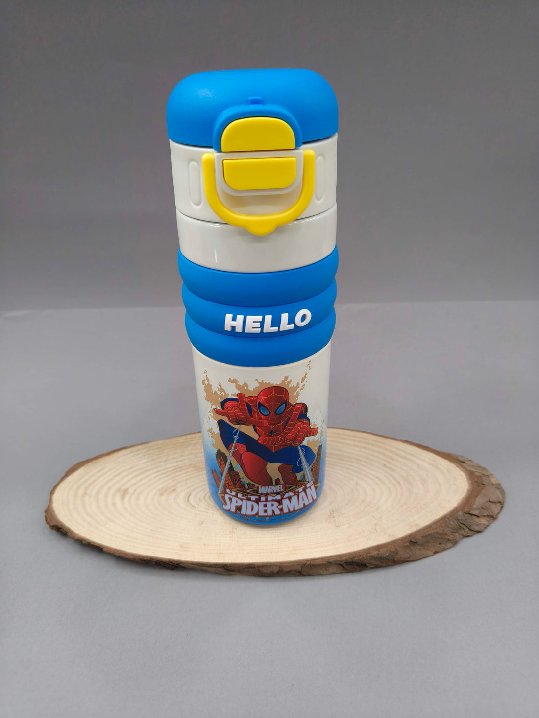 2 in 1 Cap Water Bottle for Kids | Sipper and Spout | Dual Caps Bottle for Girls and Boys | Water Bottle for School, Picnic, Travel | Spill-Proof 520 ml