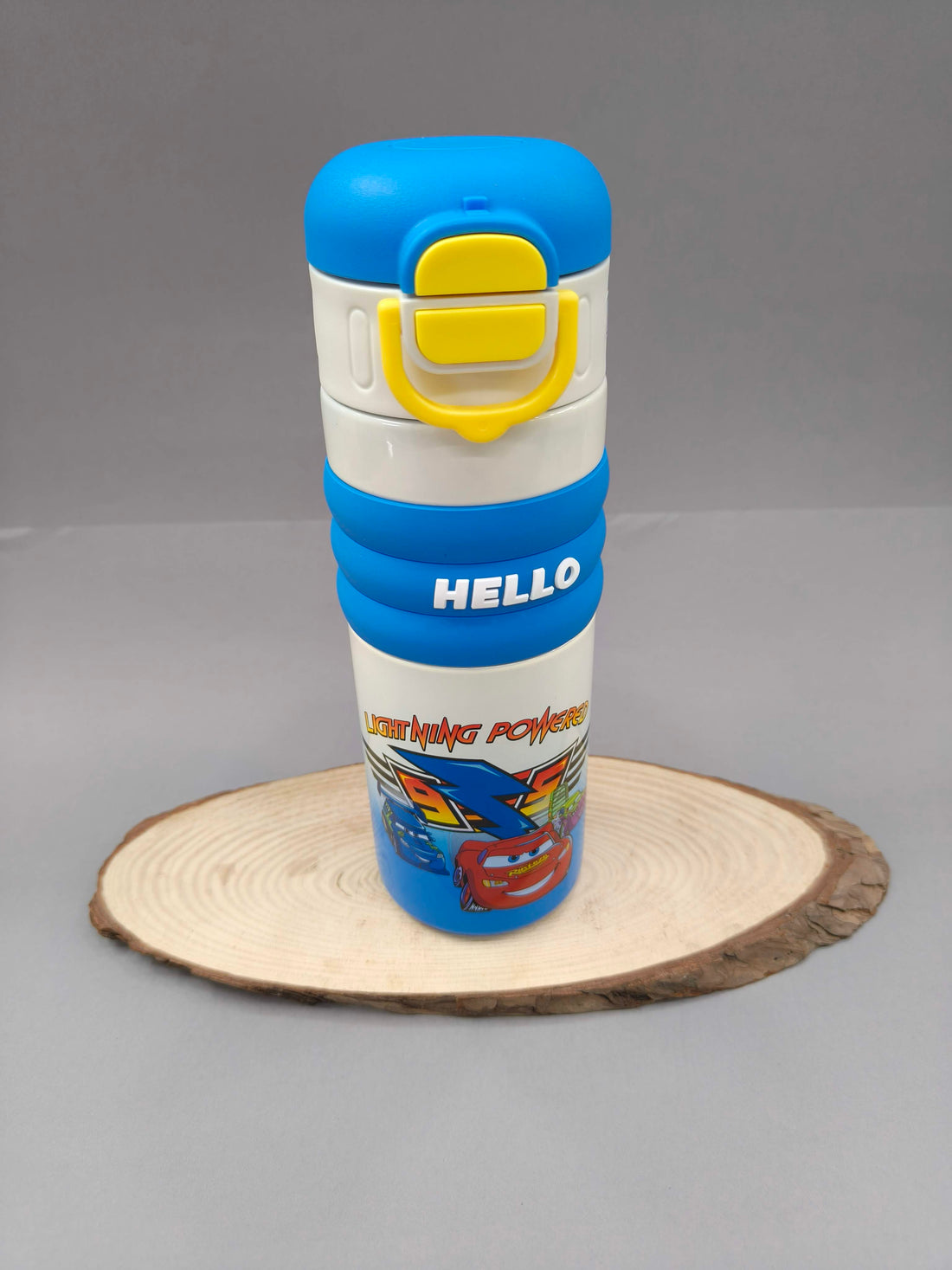 2 in 1 Cap Water Bottle for Kids | Sipper and Spout | Dual Caps Bottle for Girls and Boys | Water Bottle for School, Picnic, Travel | Spill-Proof 520 ml