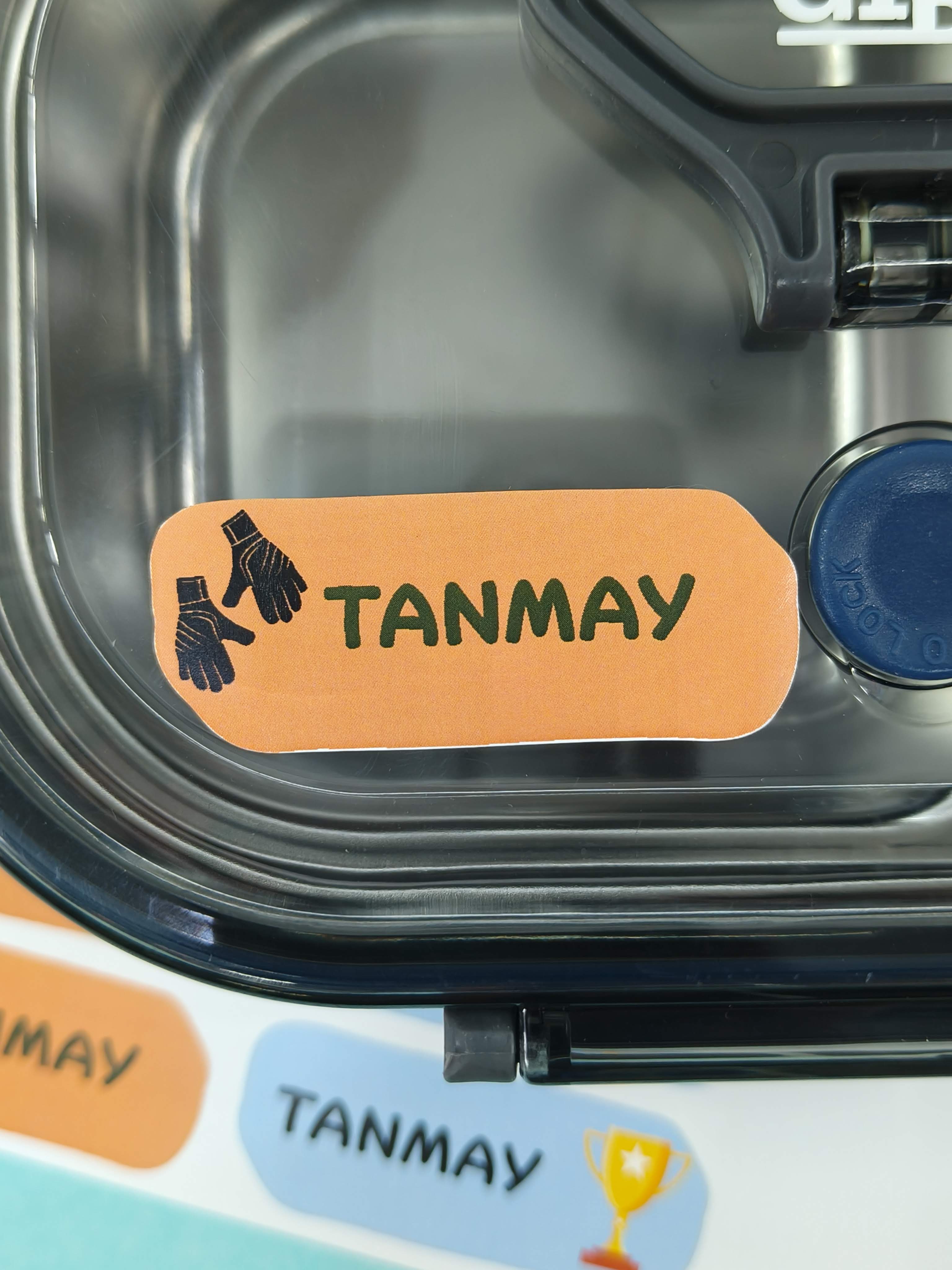 Personalized School Lables and Name Stickers | Football Theme School Lables and Name Stickers | Custome Waterproof Name Label for Books, Notebooks, Water Bottles, Tiffins, Stationery, 27 Pieces