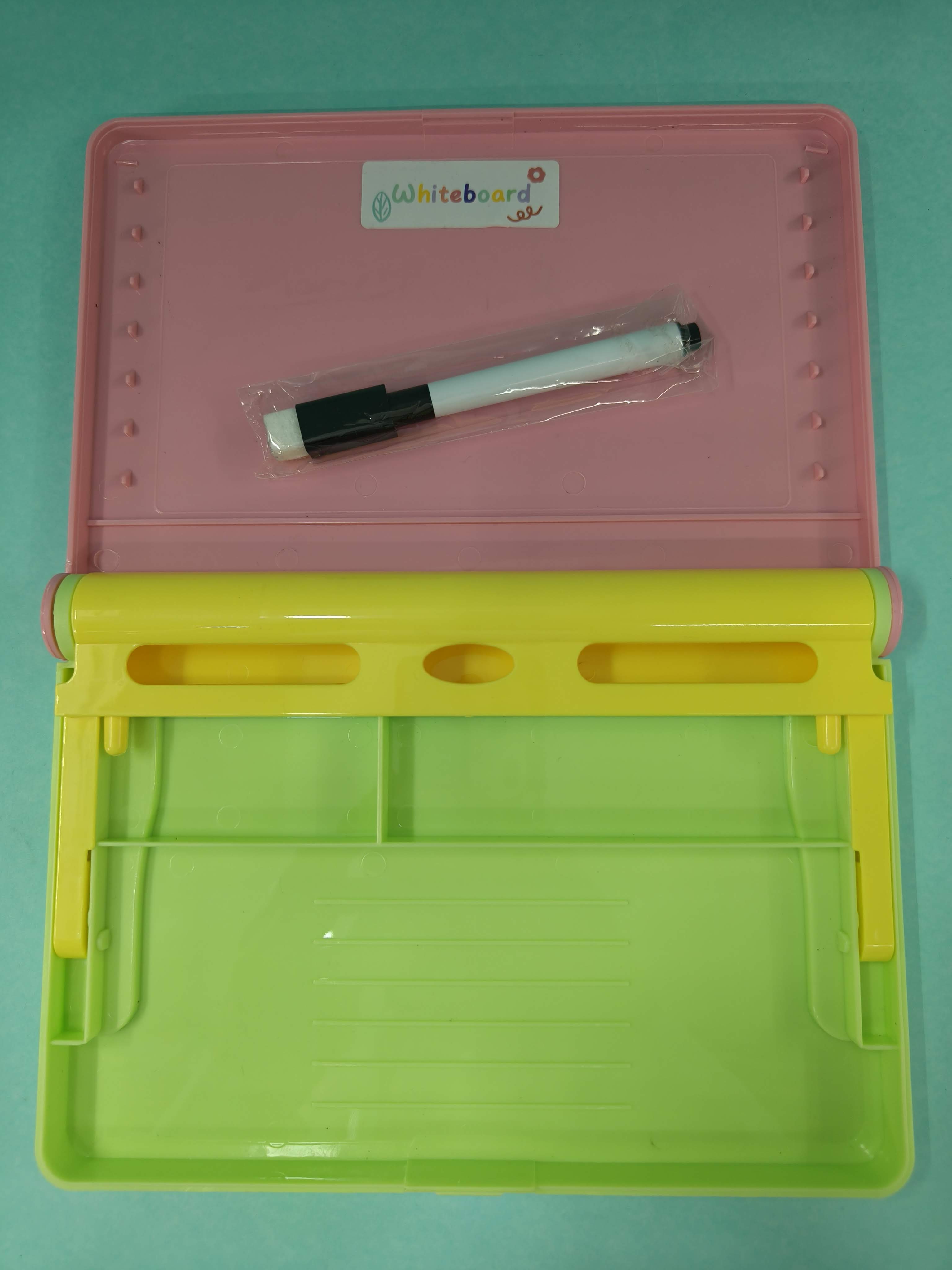 Pencil Box with Drawing Board and Book Stand | ABS Plastic Material | Portable Pencil Box with Book Stand