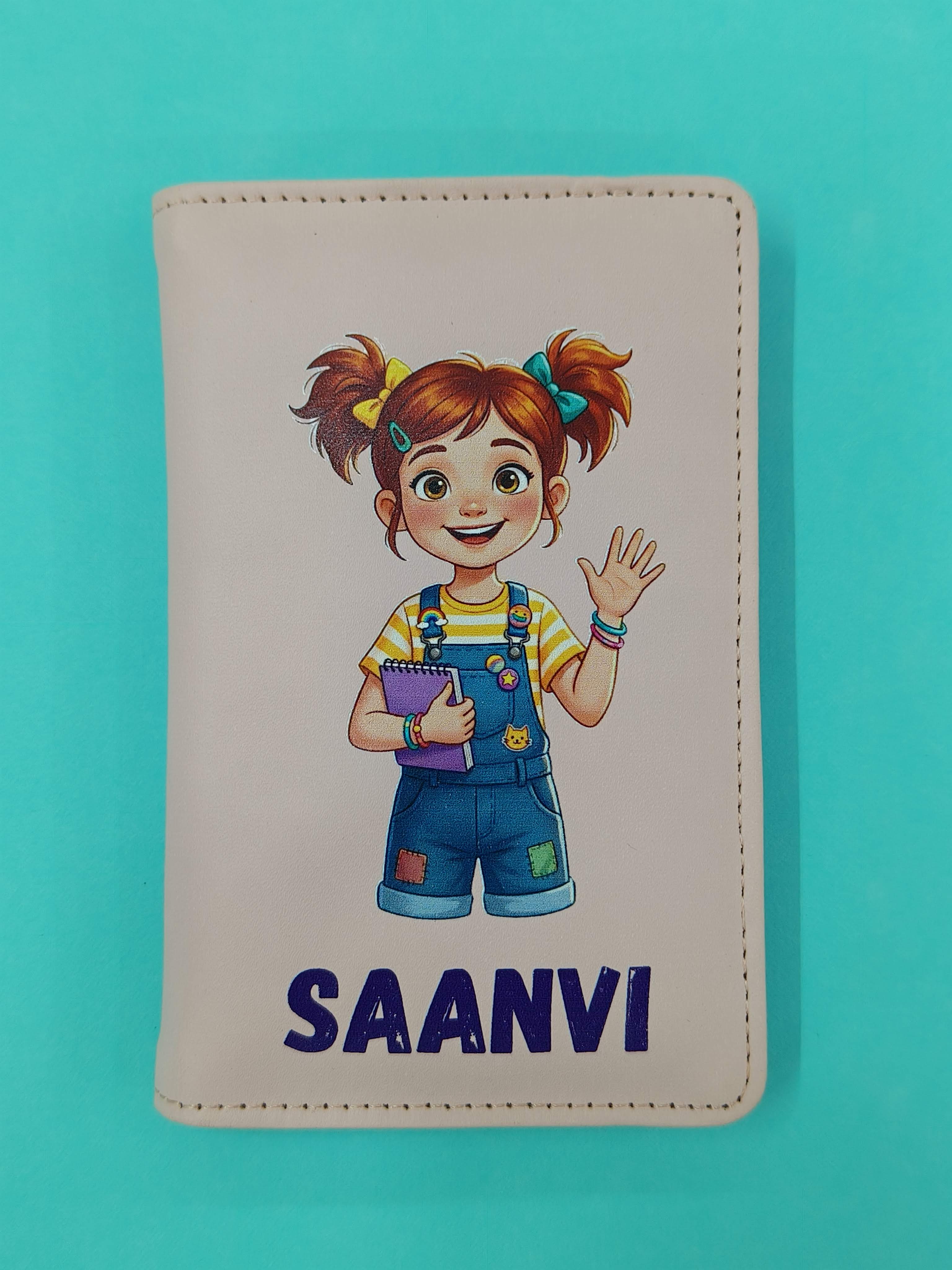 Personalized Passport Cover | Unisex Personalized Passport Organizer with Custom Image and Name | PU Leather Passport Wallet | Passport Wallet | Passport Cover